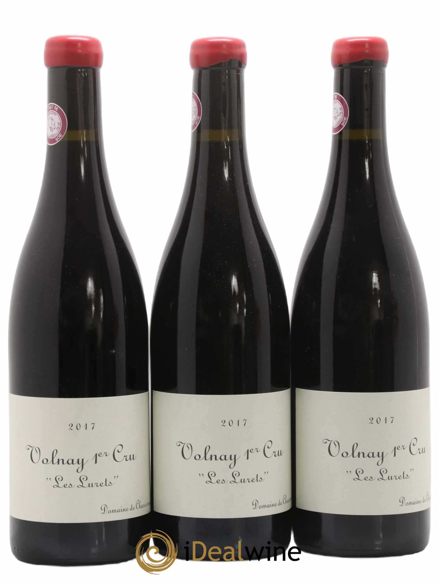 Volnay 1er Cru Les Lurets Domaine de Chassorney - Frédéric Cossard 2017 - Lot de 3 bouteilles - 0