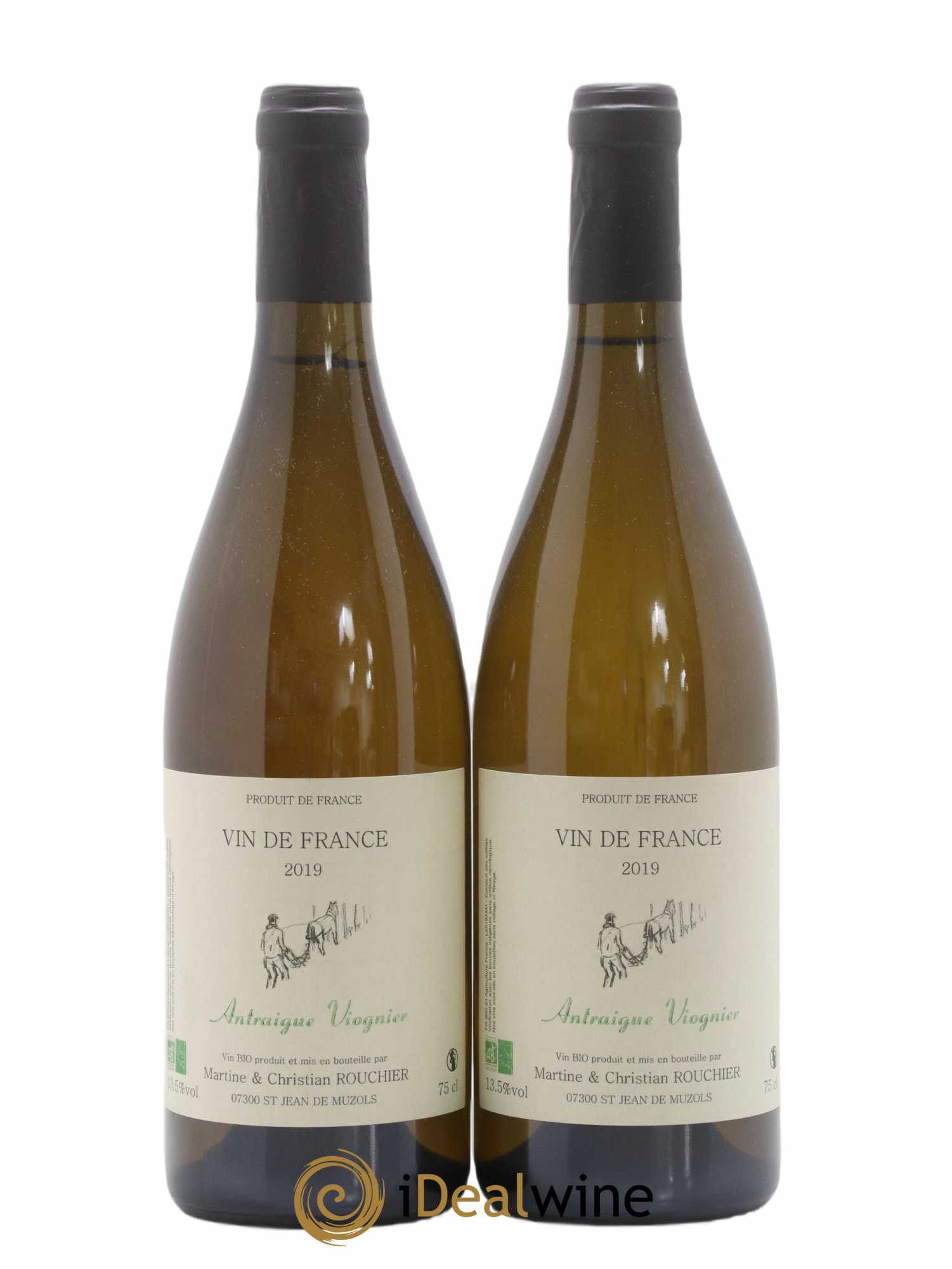 Vin de France Viognier Antraigue Rouchier 2019 - Lot de 2 bouteilles - 0