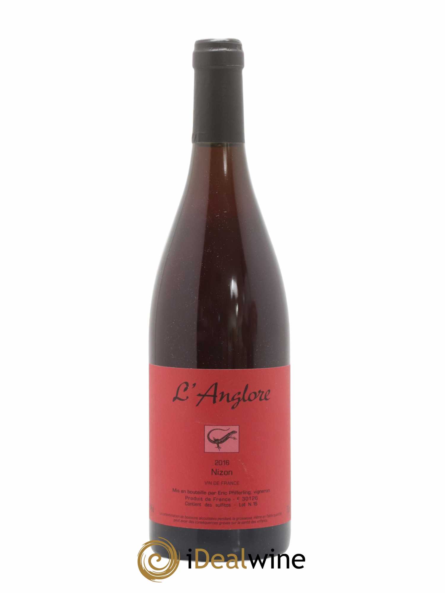 Vin de France Nizon L'Anglore 2016 - Lot of 1 bottle - 0