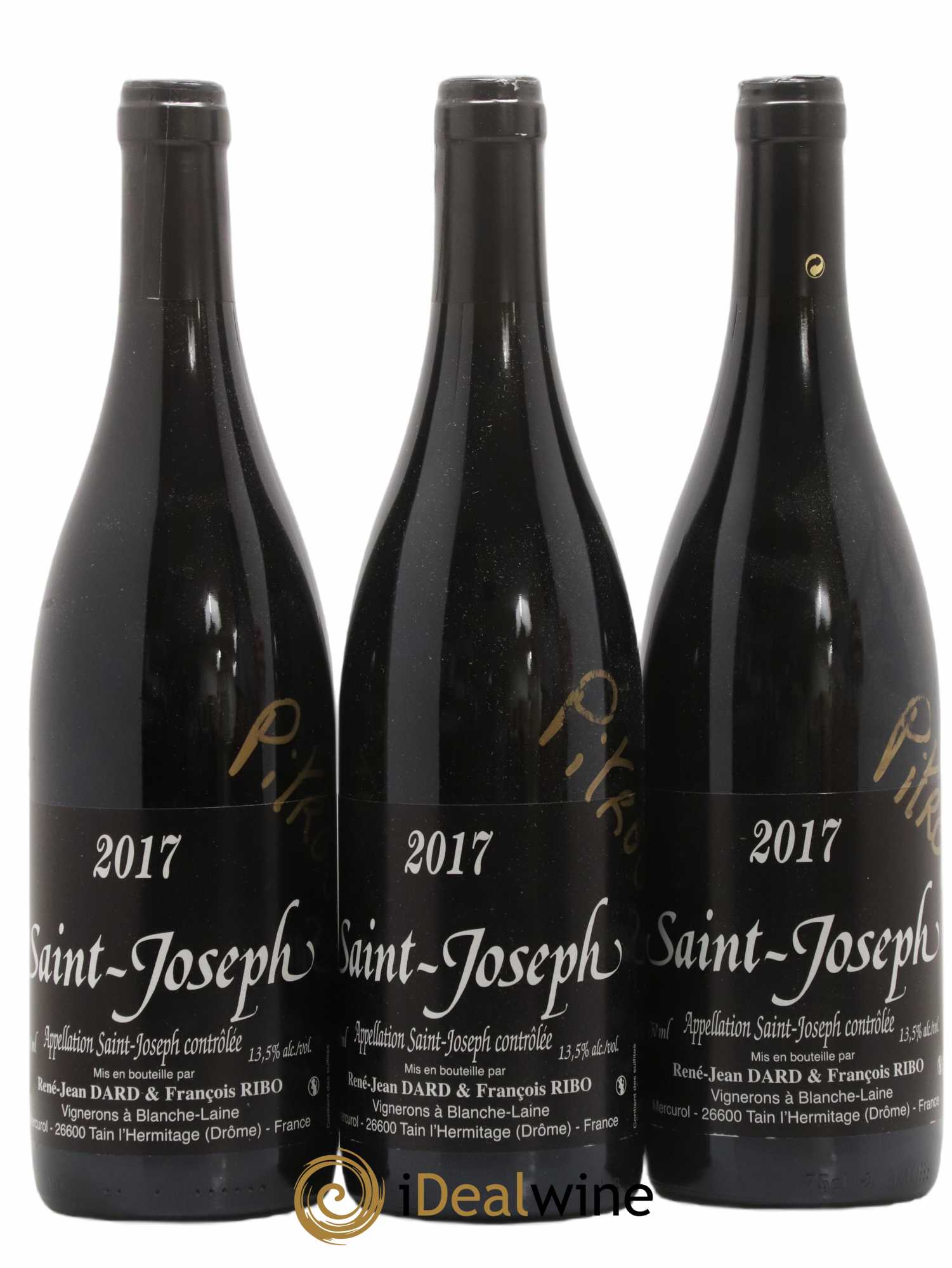 Saint-Joseph Dard et Ribo (Domaine) Pitrou 2017 - Lot of 3 bottles - 0