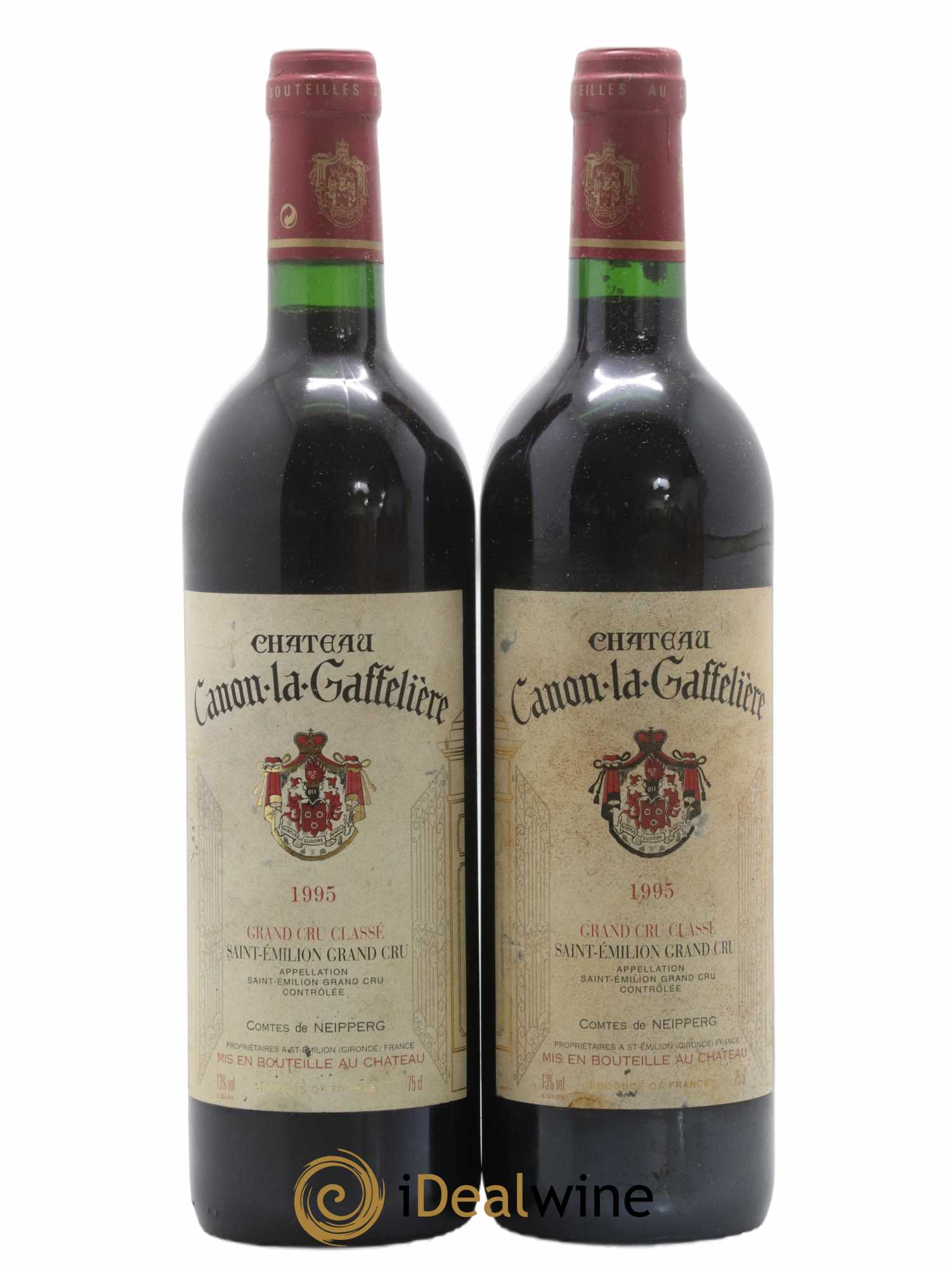 Château Canon la Gaffelière 1er Grand Cru Classé B 1995 - Lot of 2 bottles - 0