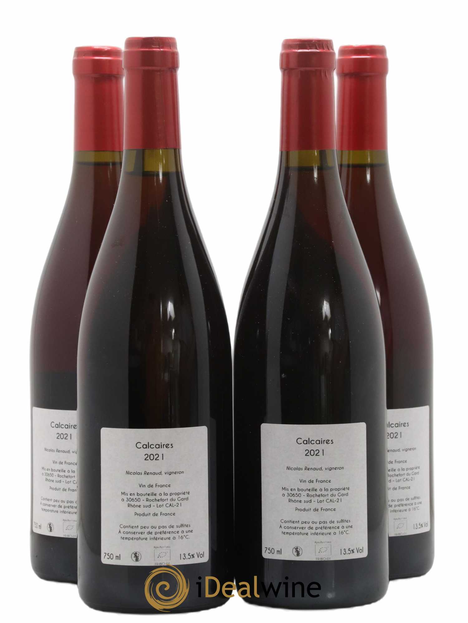 Vin de France Calcaires Clos des Grillons 2021 - Lotto di 4 bottiglie - 1