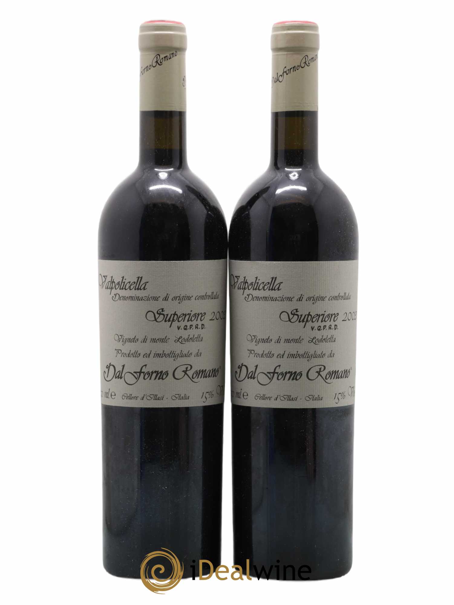 Valpolicella Superiore DOC Monte Lodoletta Dal Forno Romano 2003 - Lot of 2 bottles - 0