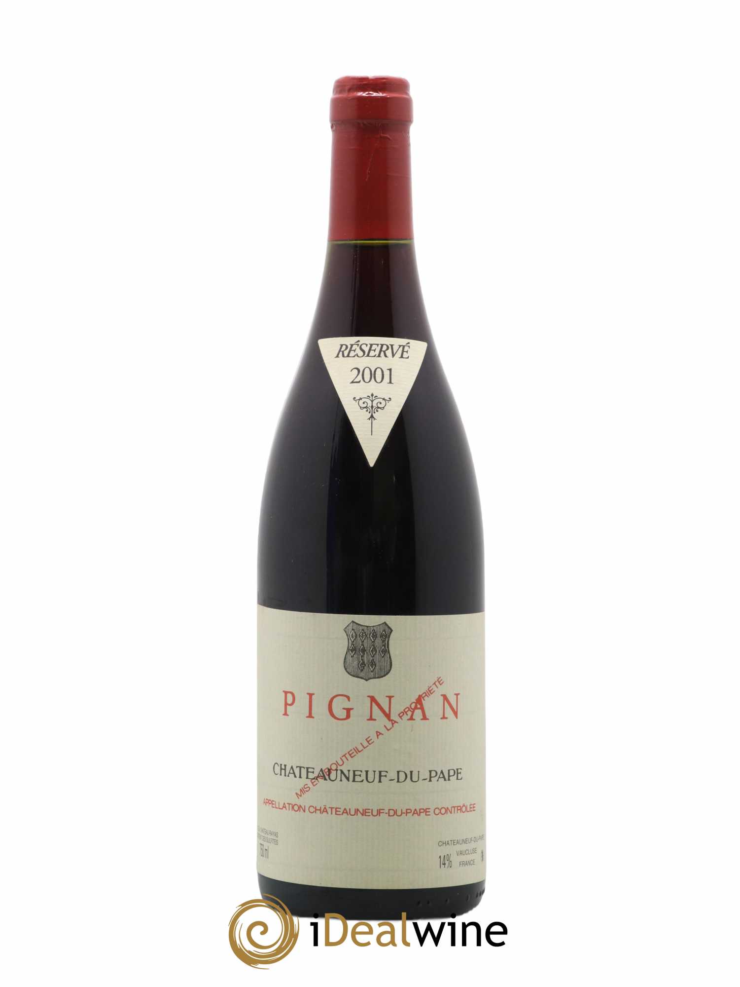 Châteauneuf-du-Pape Domaine de Pignan 2001 - Lot of 1 bottle - 0