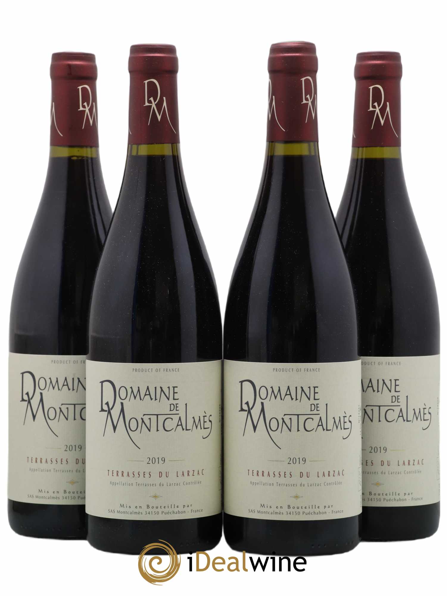 Terrasses du Larzac Domaine de Montcalmès Frédéric Pourtalié 2019 - Lot de 4 bouteilles - 0