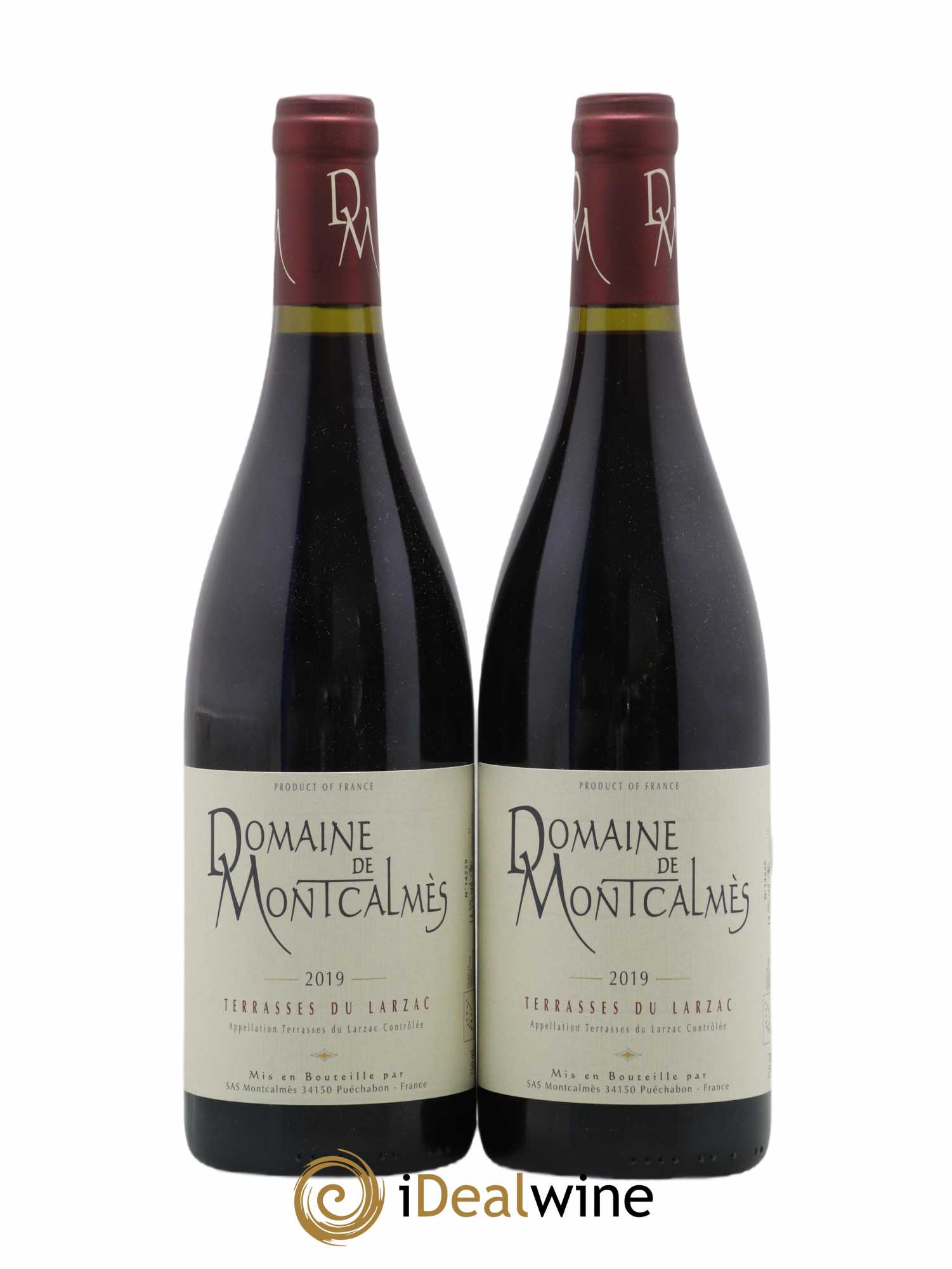 Terrasses du Larzac Domaine de Montcalmès Frédéric Pourtalié 2019 - Lot de 2 bouteilles - 0