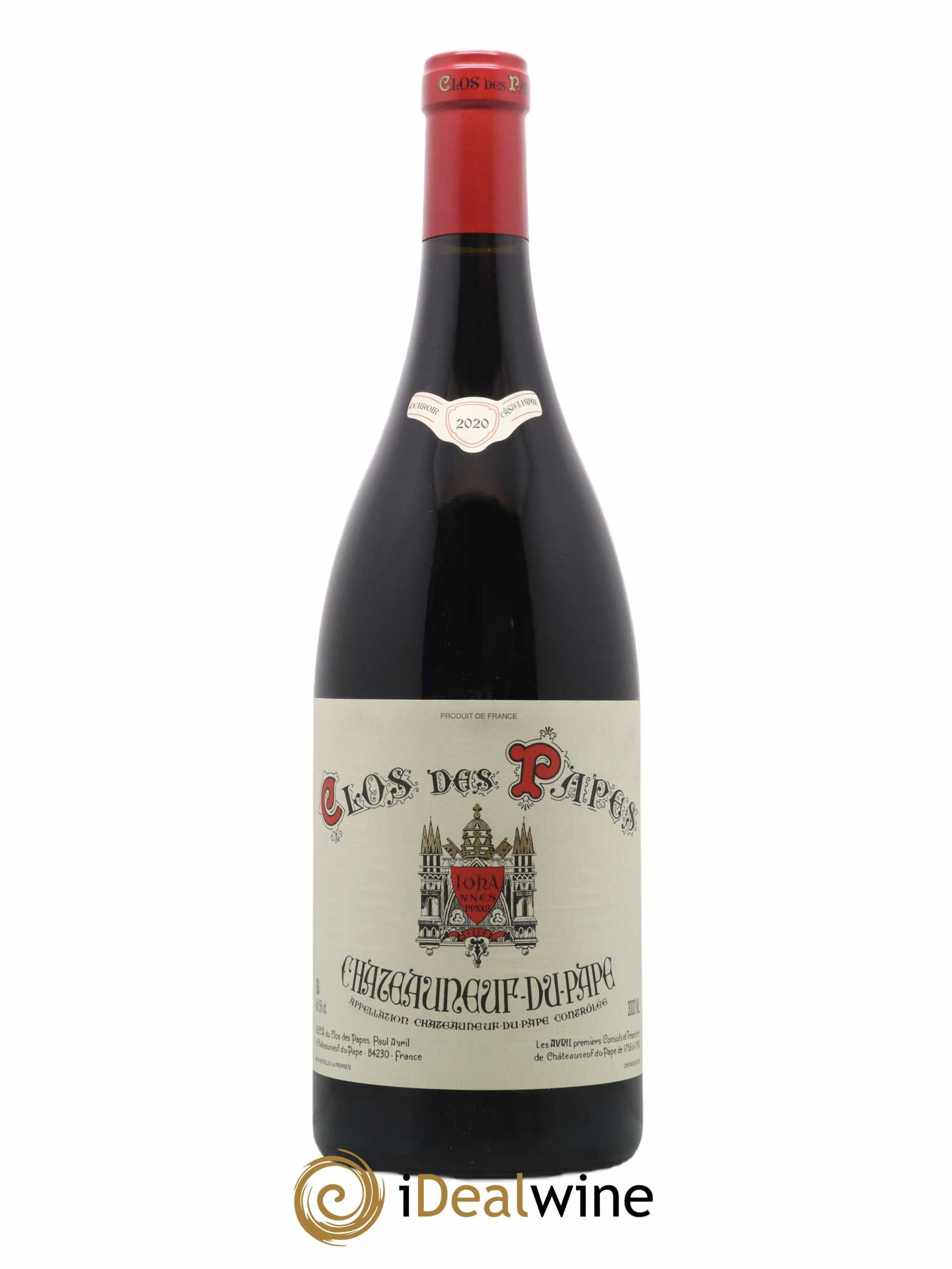 Châteauneuf-du-Pape Clos des Papes - Paul Avril 2020 - Lot of 1 double magnum - 1