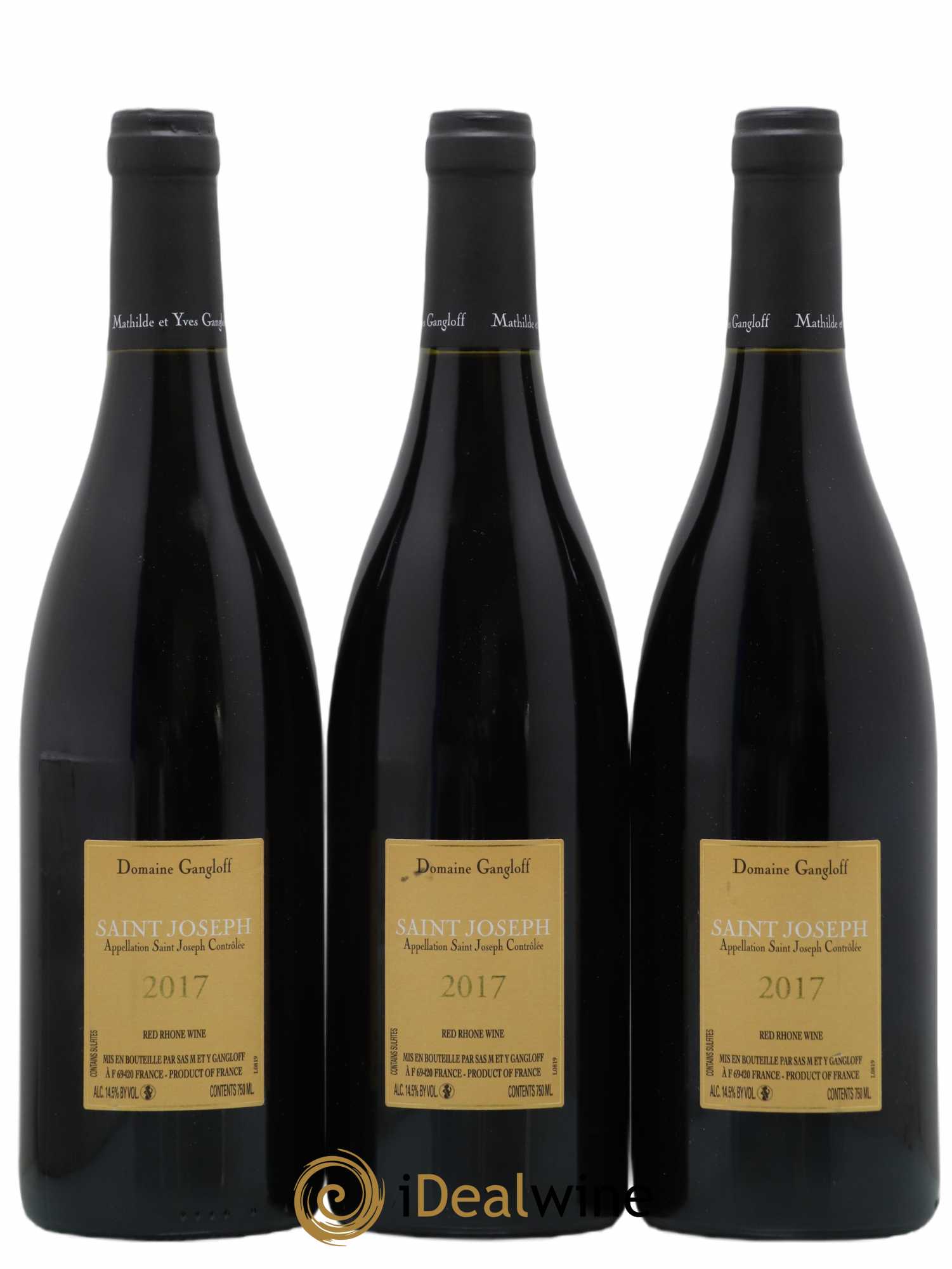 Saint-Joseph Gangloff (Domaine) 2017 - Lot de 3 bouteilles - 1