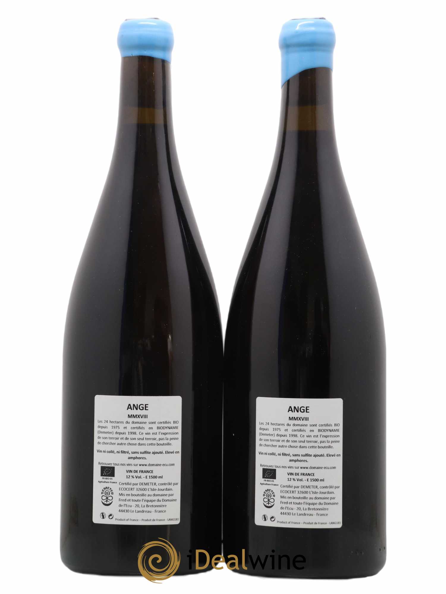 Vin de France Ange Domaine de L'Ecu 2018 - Lot de 2 magnums - 1
