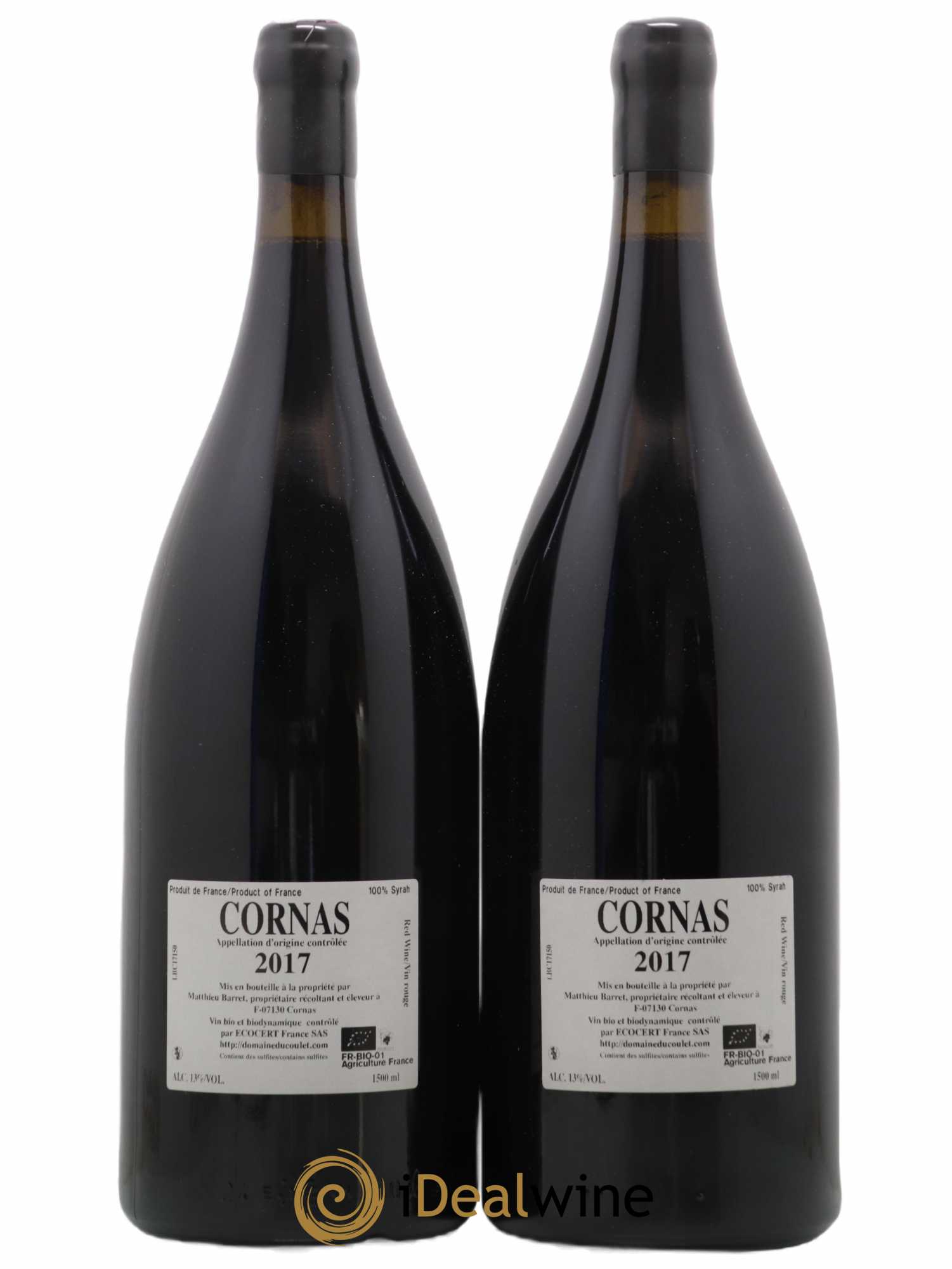 Cornas Brise Cailloux Coulet (Domaine du) - Matthieu Barret 2017 - Lot de 2 magnums - 1