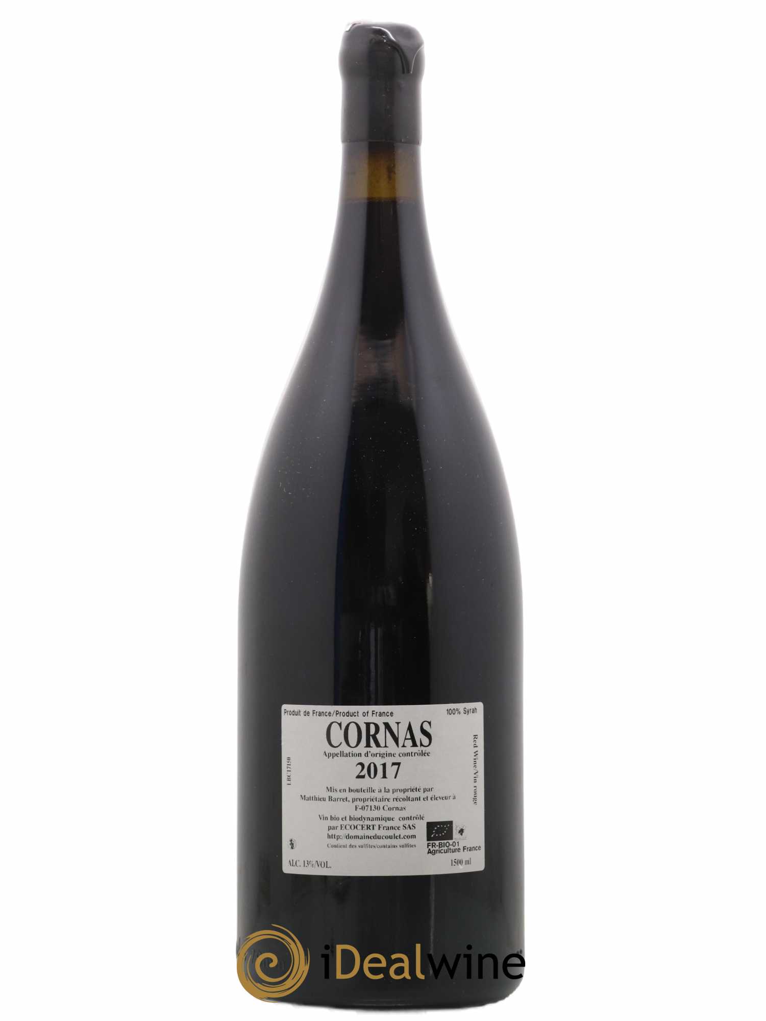 Cornas Brise Cailloux Coulet (Domaine du) - Matthieu Barret 2017 - Lot of 1 magnum - 1