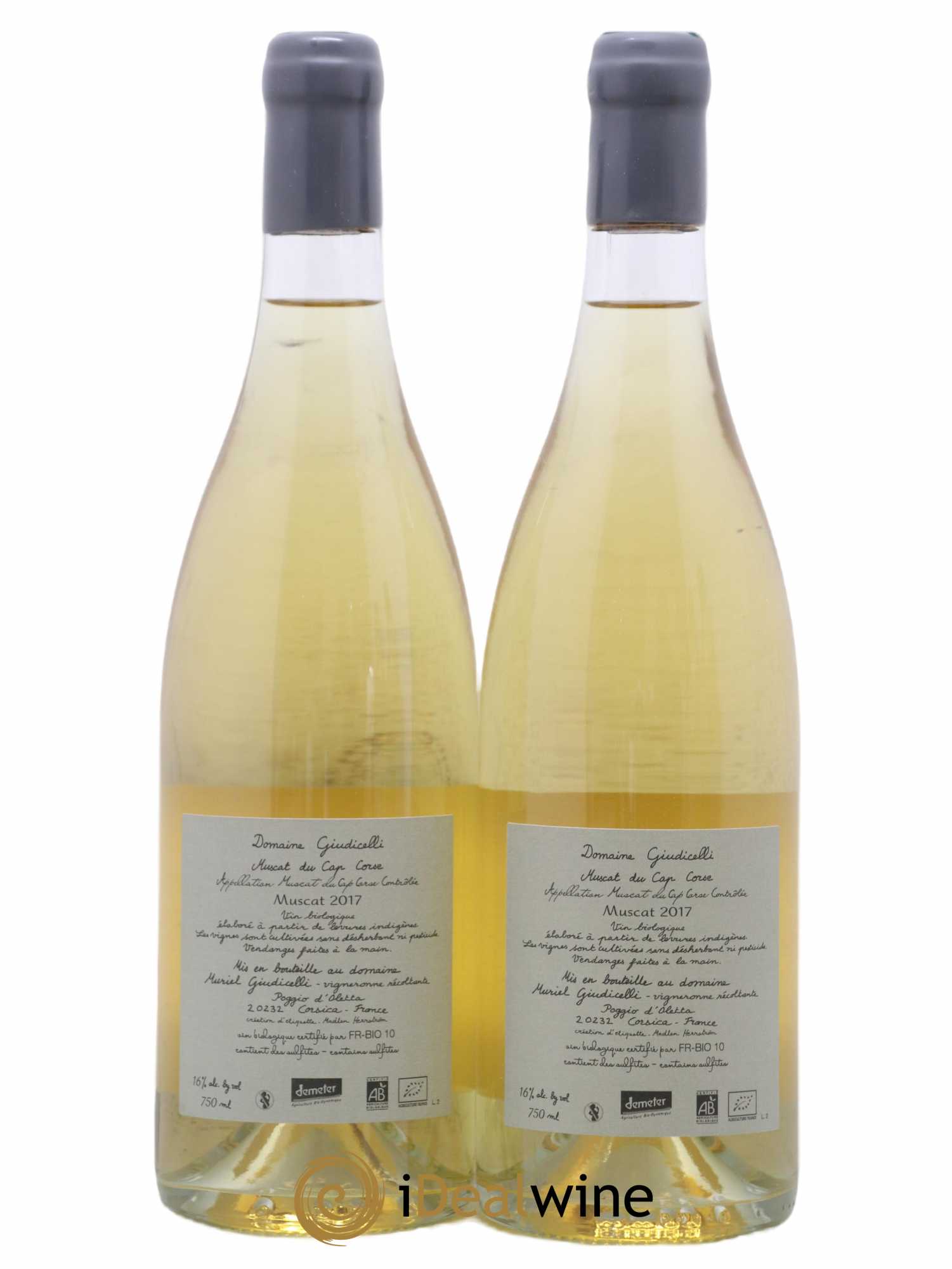 Muscat du Cap Corse N°1 Giudicelli 2017 - Lot de 2 bouteilles - 1