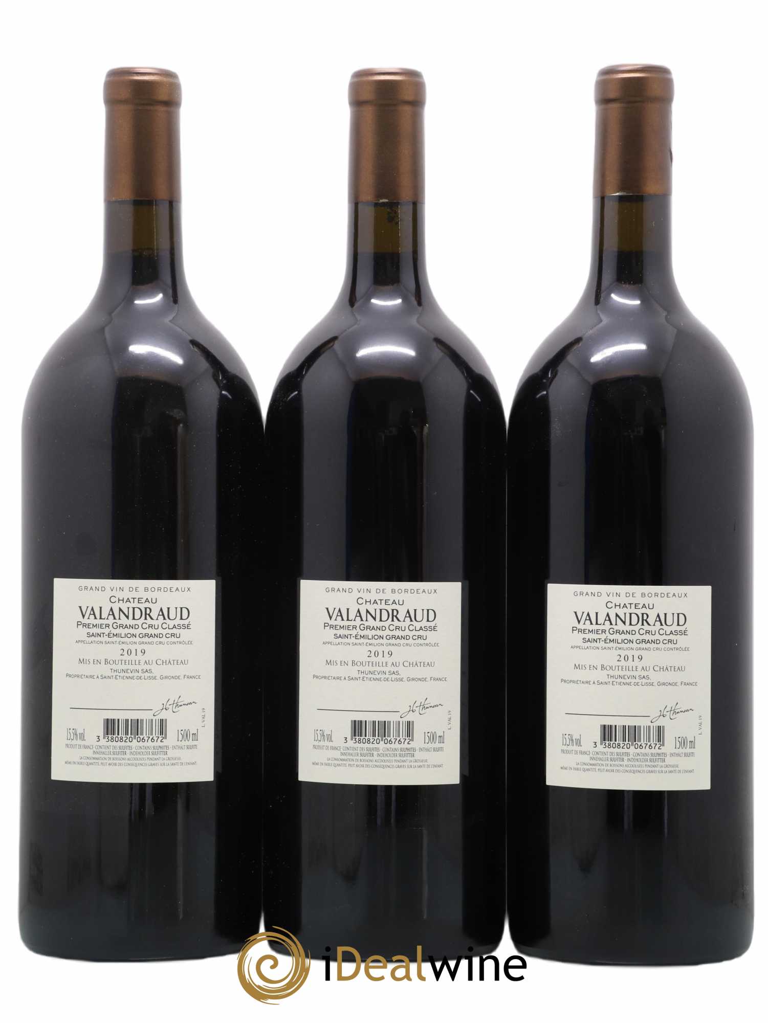 Château de Valandraud 2019 - Lot de 3 magnums - 1