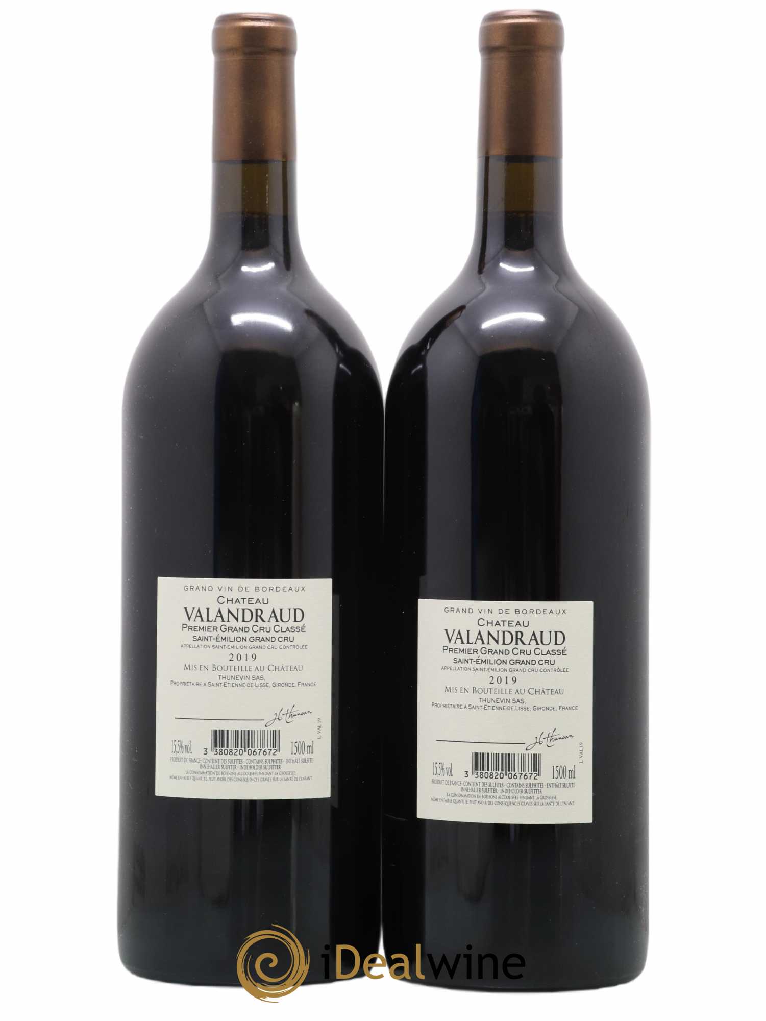 Château de Valandraud 2019 - Lot de 2 magnums - 1
