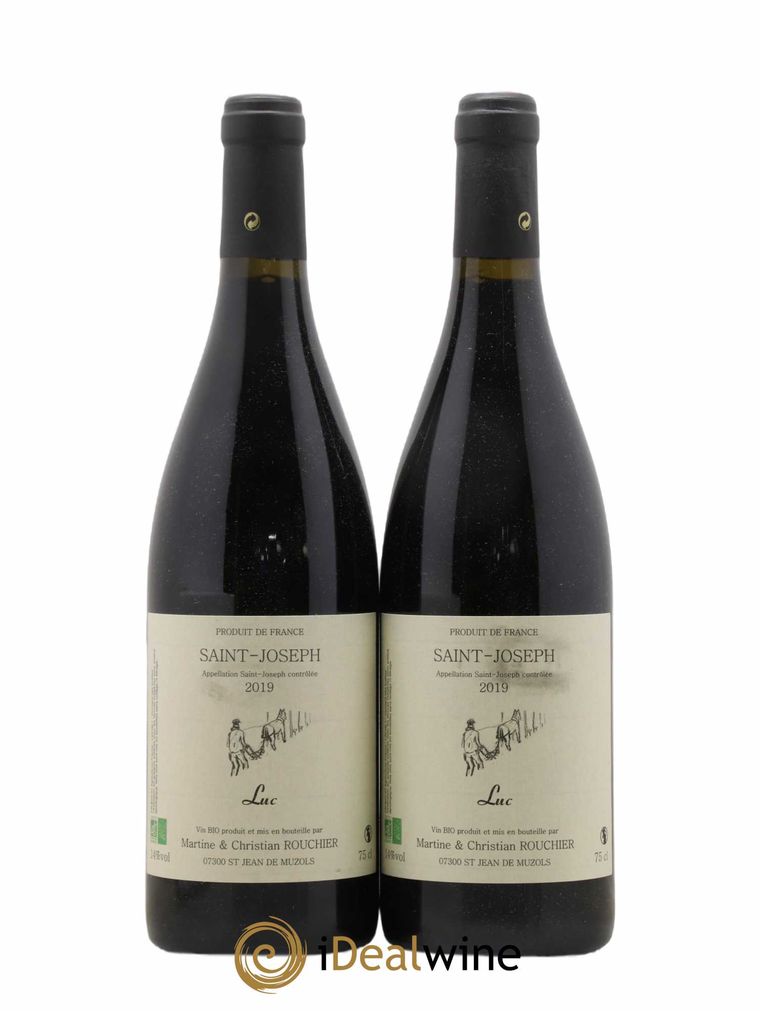 Saint-Joseph Luc Rouchier 2019 - Lot of 2 bottles - 0