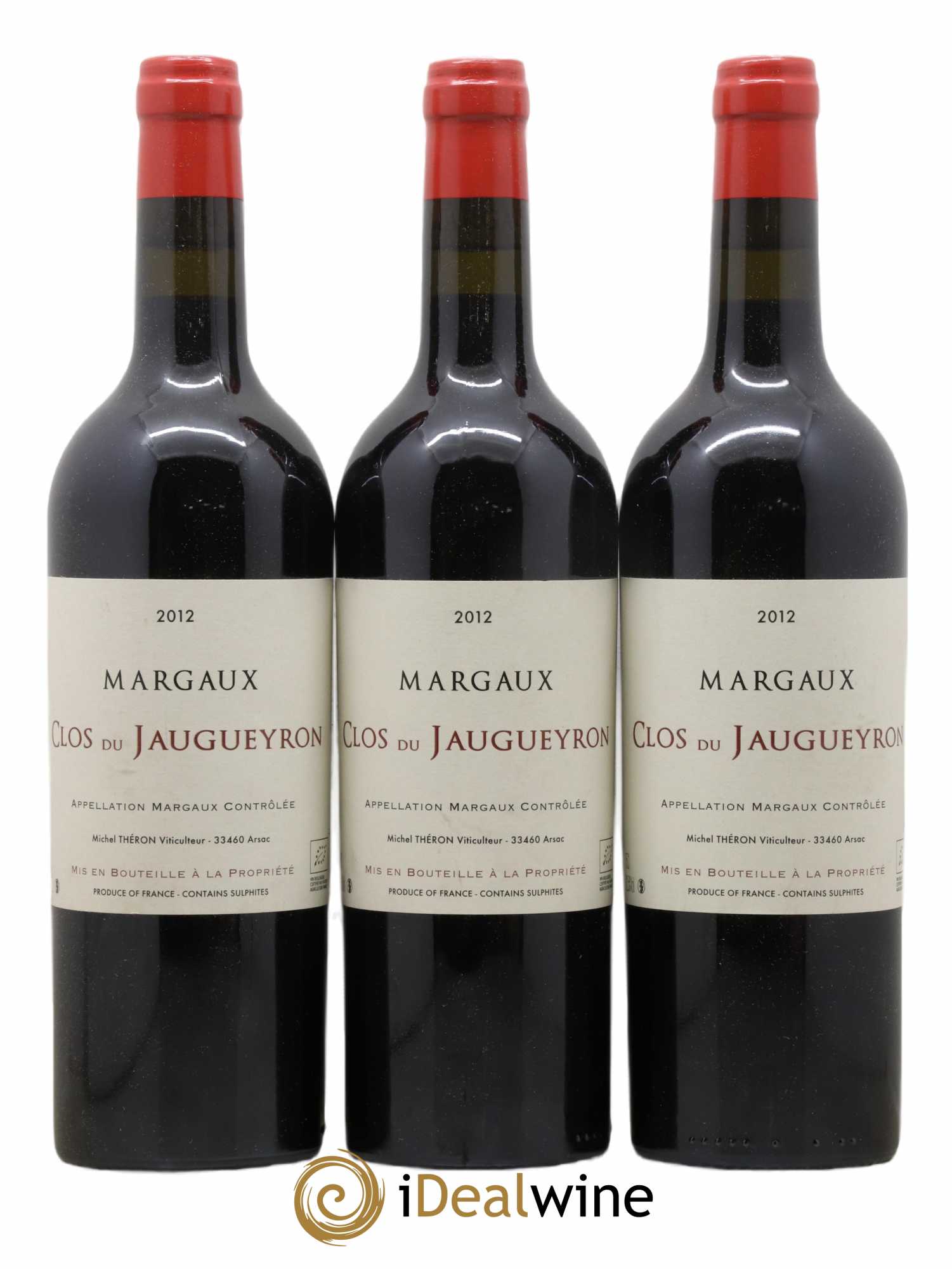 Clos du Jaugueyron 2012 - Lot de 3 bouteilles - 0