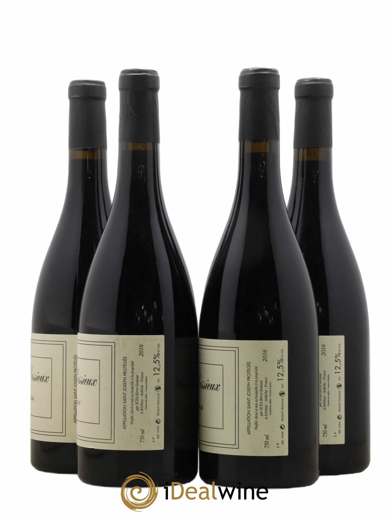 Saint-Joseph Clos des Cessieux Hervé Souhaut - Domaine Romaneaux-Destezet 2016 - Lot de 4 bouteilles - 1