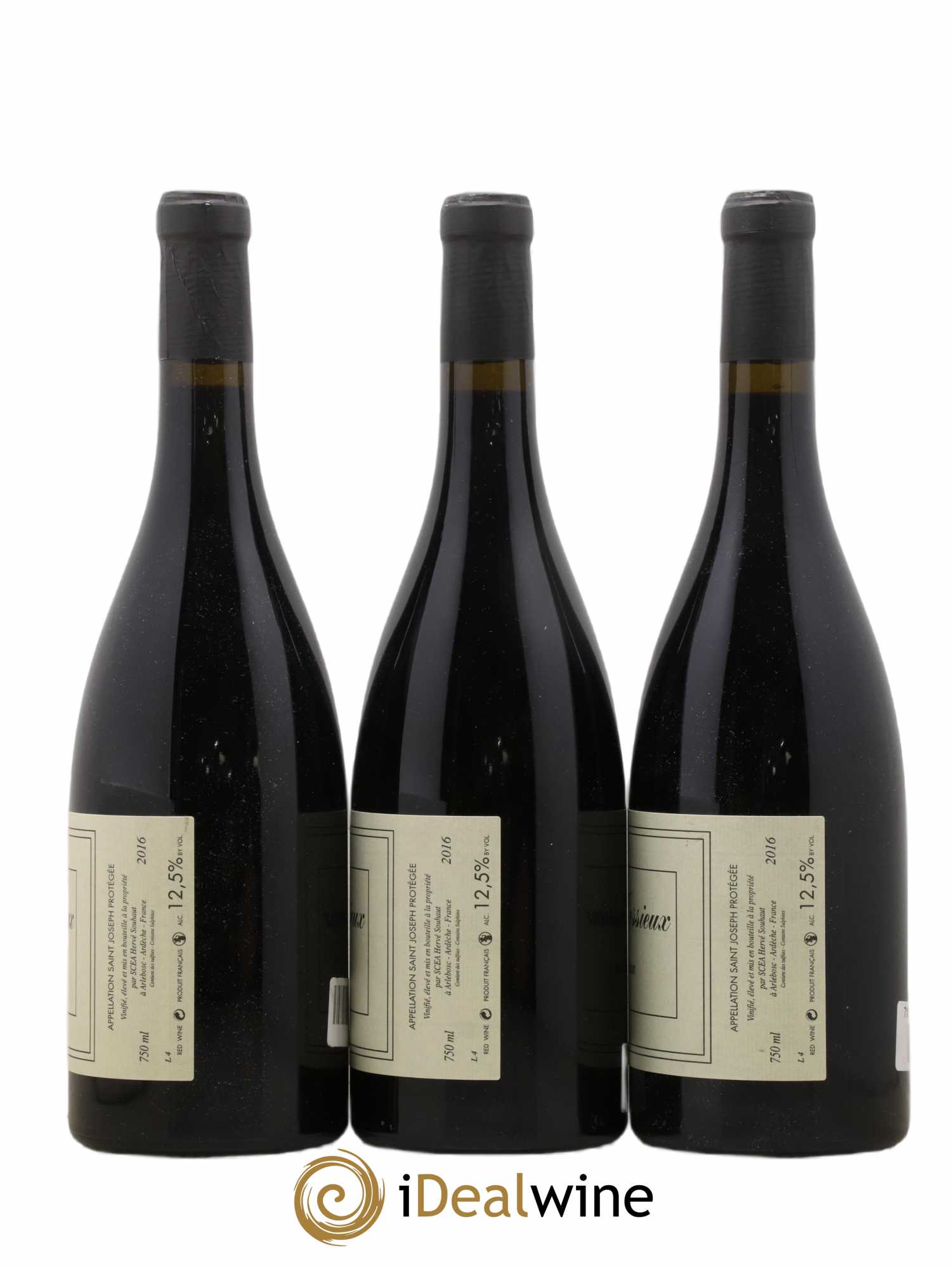 Saint-Joseph Clos des Cessieux Hervé Souhaut - Domaine Romaneaux-Destezet 2016 - Lot de 3 bouteilles - 1