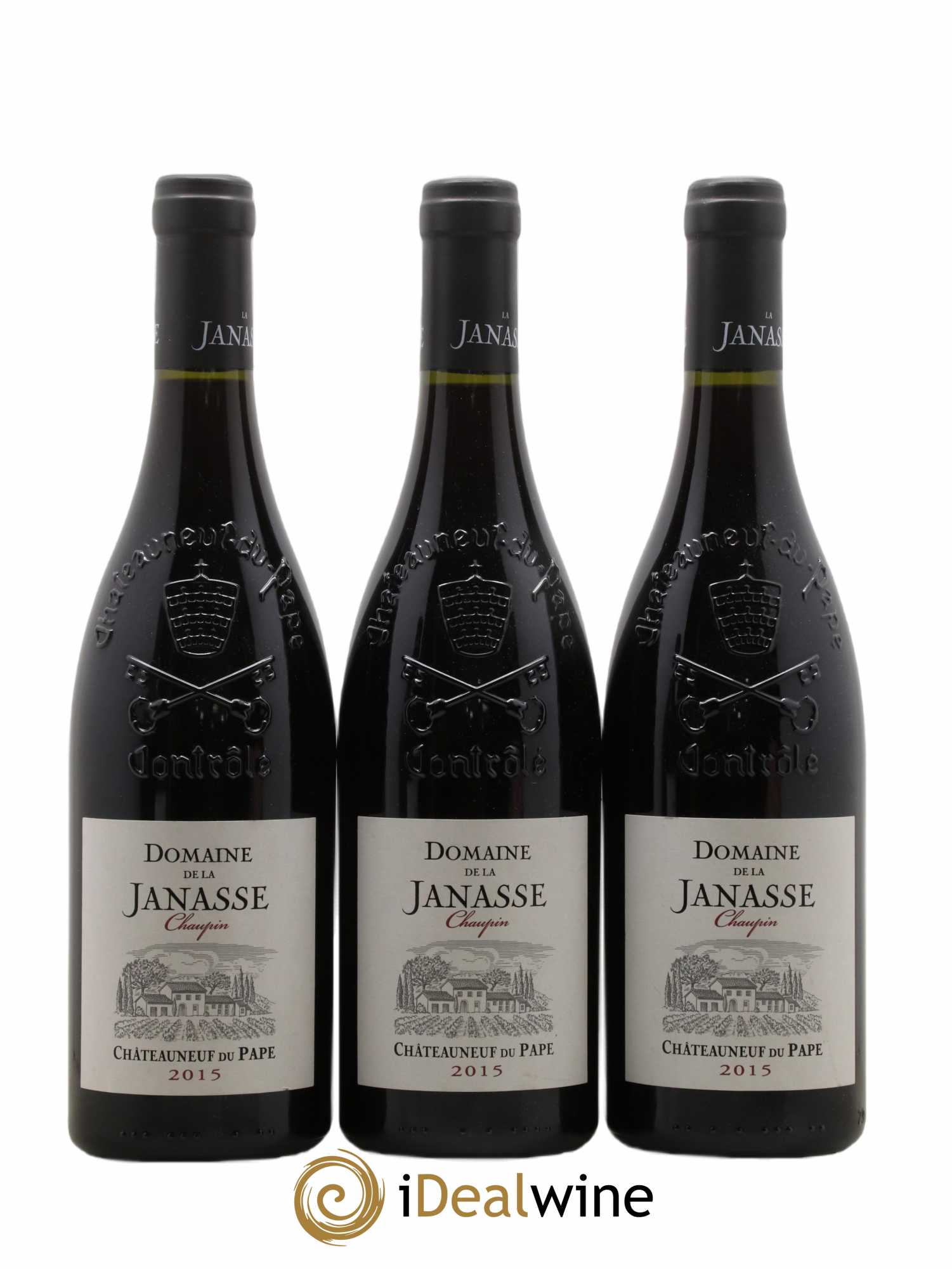Châteauneuf-du-Pape Cuvée Chaupin La Janasse (Domaine de) 2015 - Lot de 3 bouteilles - 0
