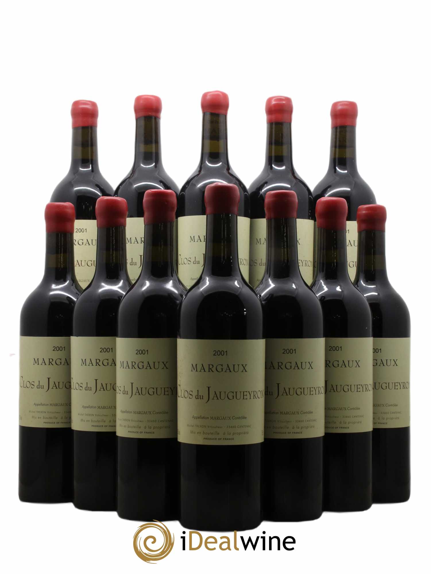 Clos du Jaugueyron 2001 - Lot de 12 bouteilles - 0