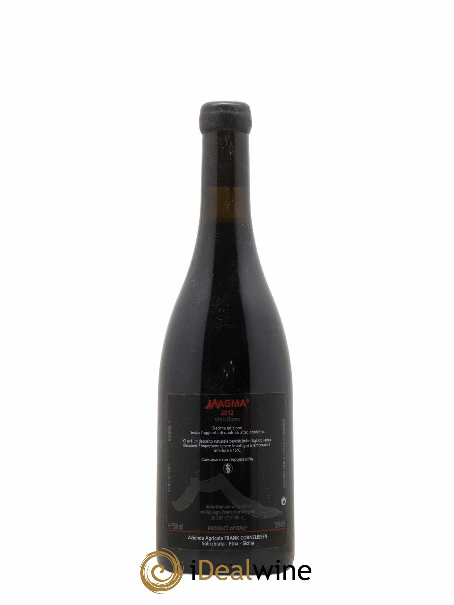 Terre Siciliane IGT Magma Frank Cornelissen 2012 - Lot de 1 bouteille - 1