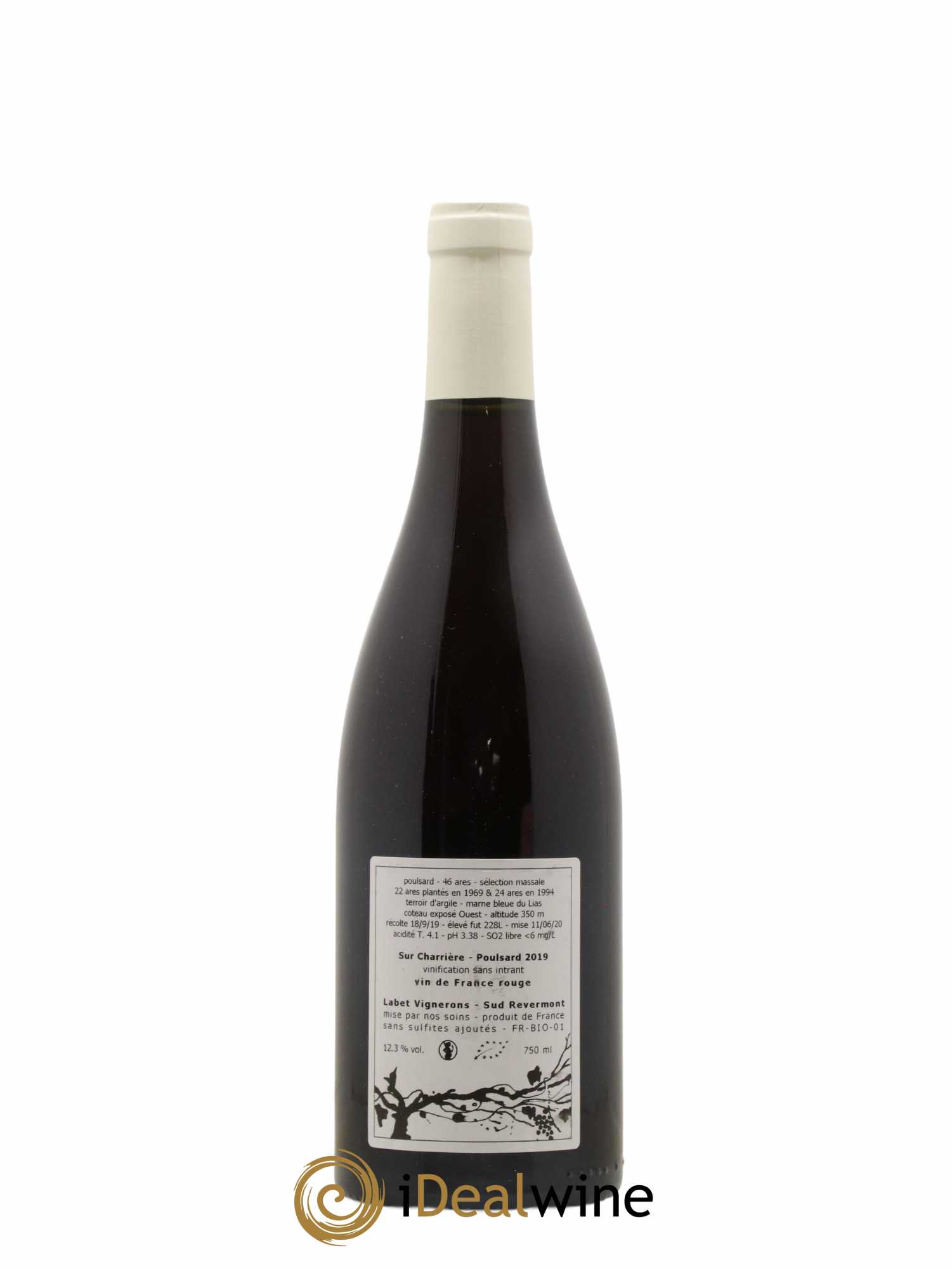 Côtes du Jura Poulsard Sur Charrière Romain - Julien - Charline Labet 2019 - Lot of 1 bottle - 1