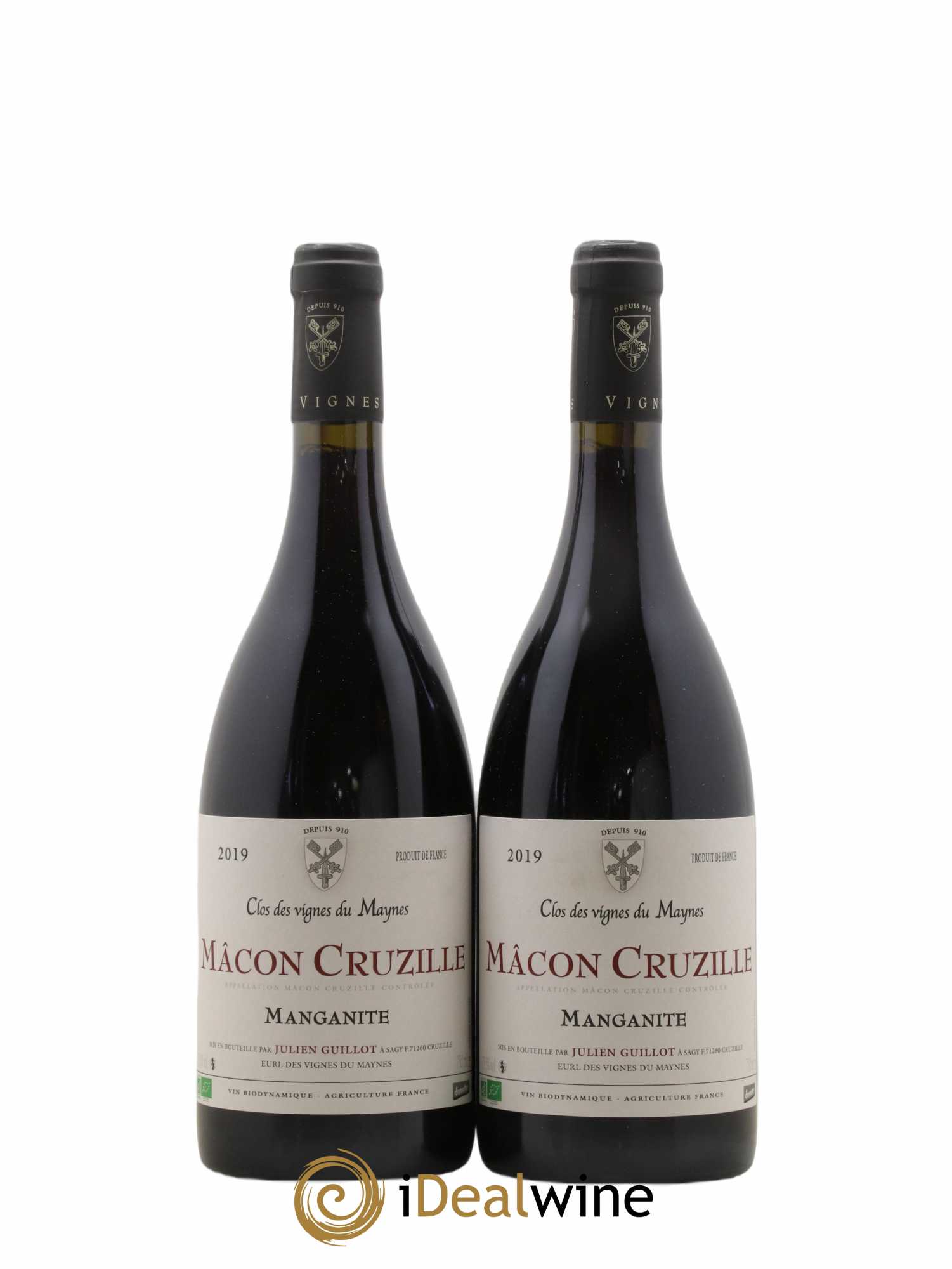 Mâcon-Cruzille Manganite Les Vignes du Maynes 2019 - Lot de 2 bouteilles - 0