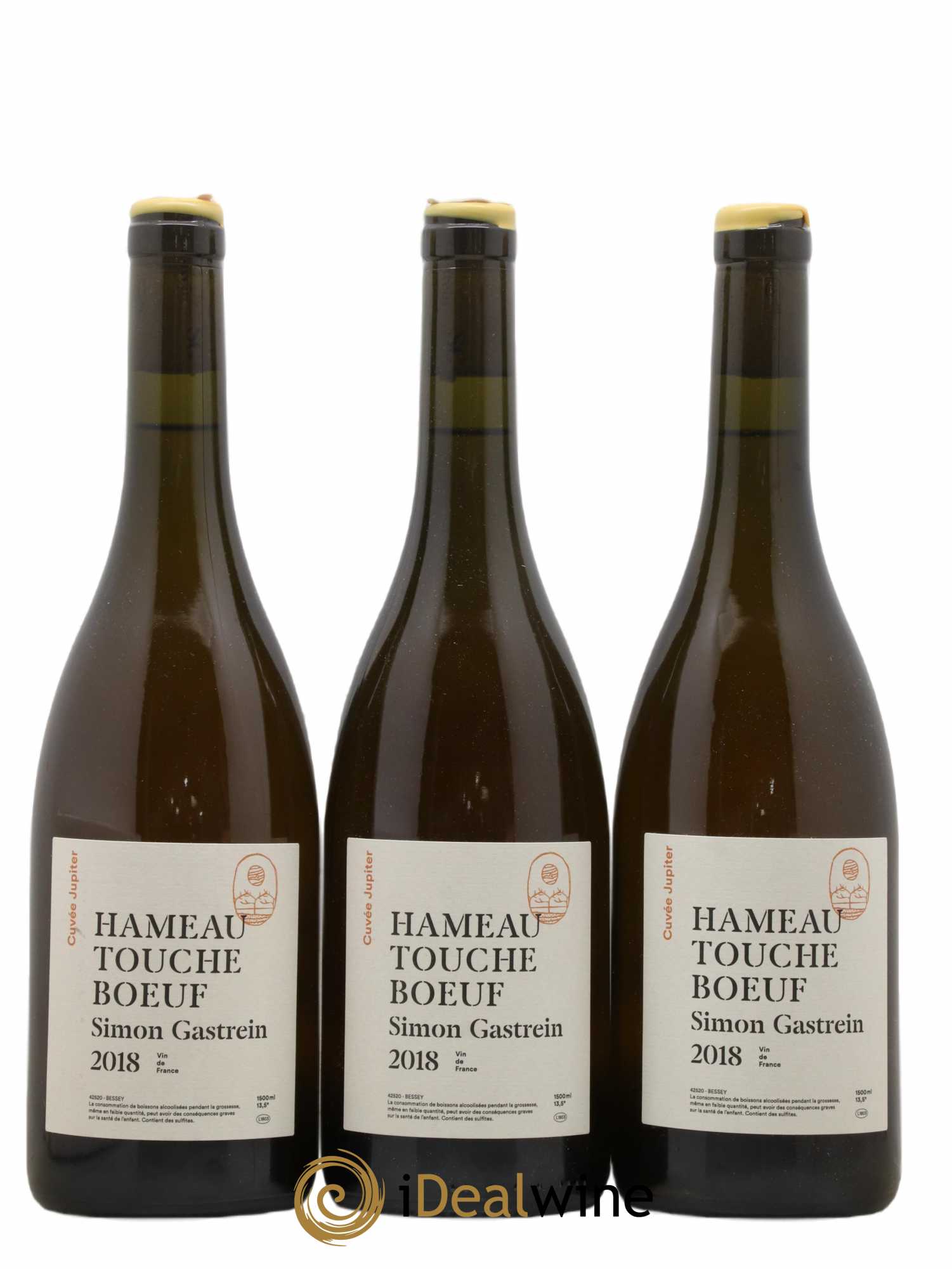 Vin de France Hameau Touche Boeuf Cuvee Jupiter Simon Gastrein 2018 - Lot de 3 bouteilles - 0