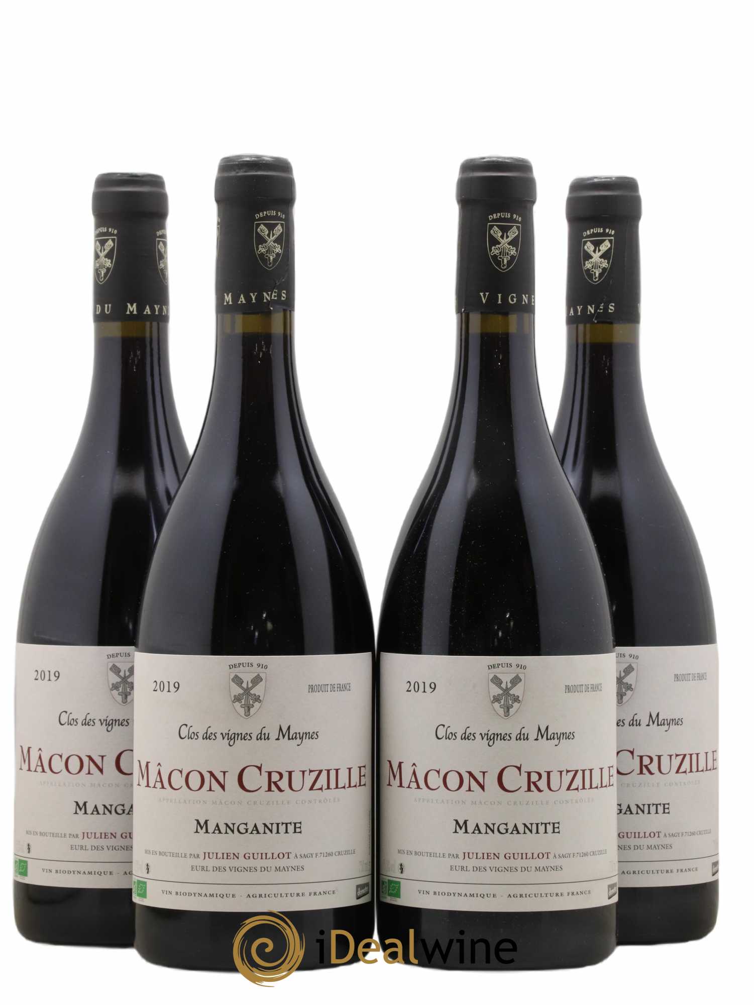 Mâcon-Cruzille Manganite Les Vignes du Maynes 2019 - Lot de 4 bouteilles - 0