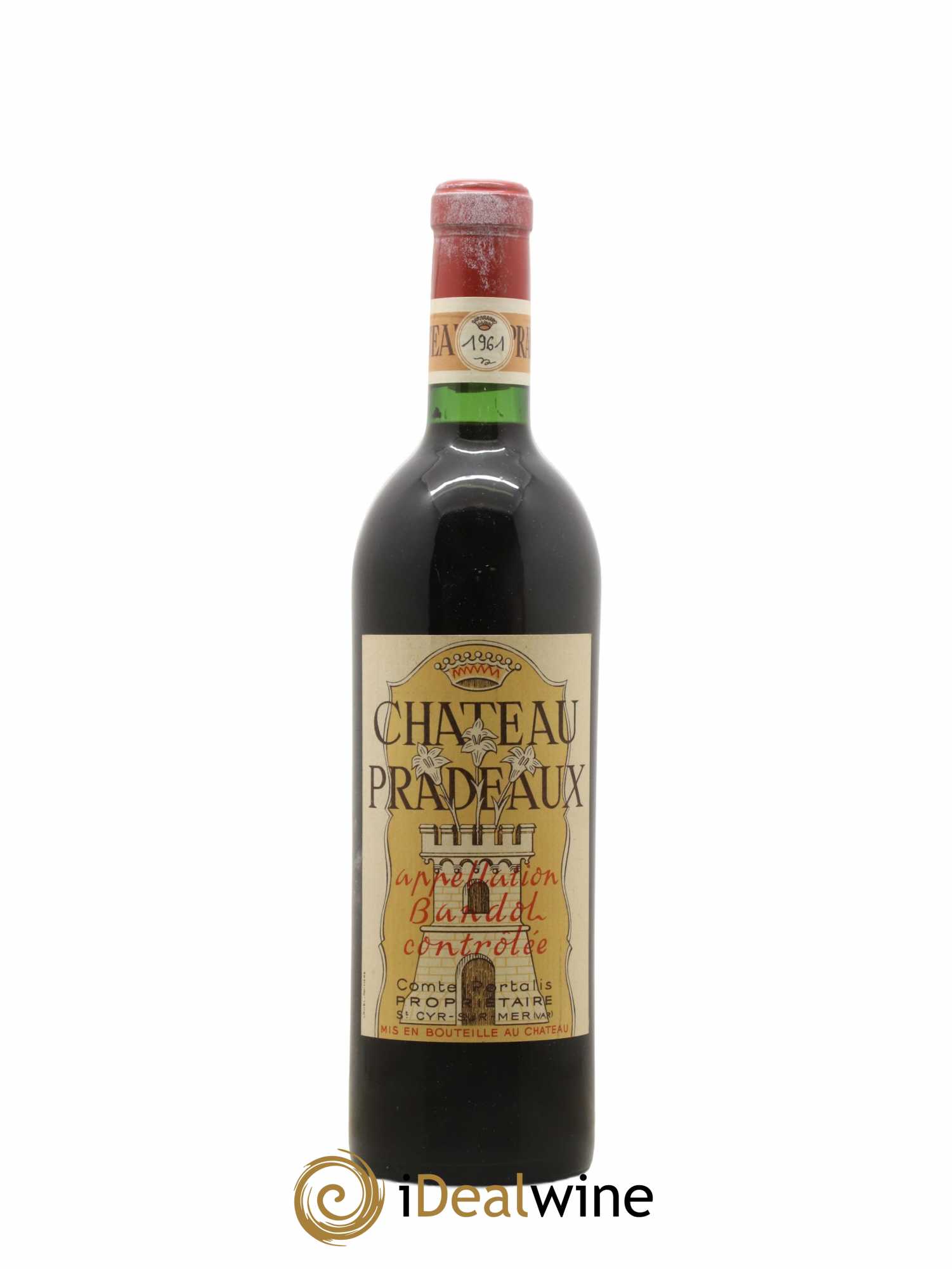 Bandol Château Pradeaux Famille Portalis 1961 - Lot of 1 bottle - 0
