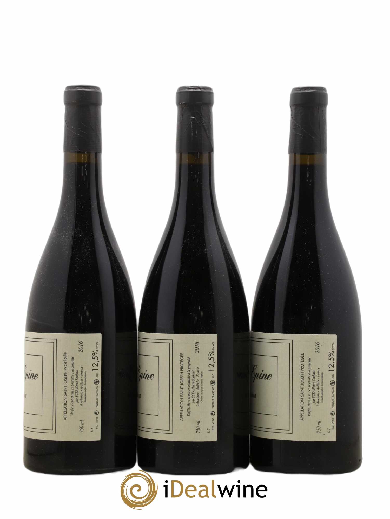 Saint-Joseph Sainte Epine Hervé Souhaut - Domaine Romaneaux-Destezet 2016 - Lot de 3 bouteilles - 1