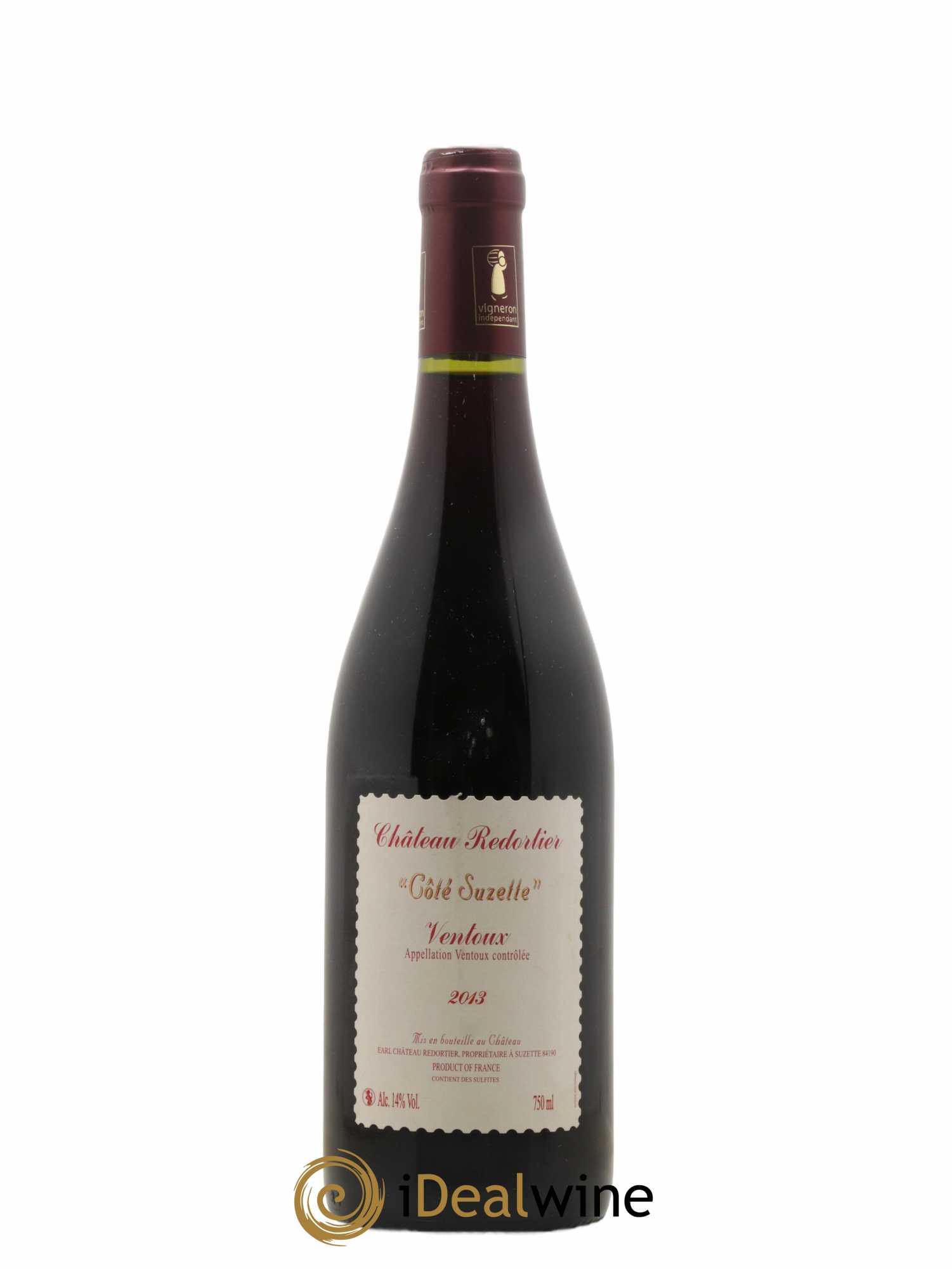 Ventoux Coté Suzette Château Redortier 2013 - Lot de 1 bouteille - 0