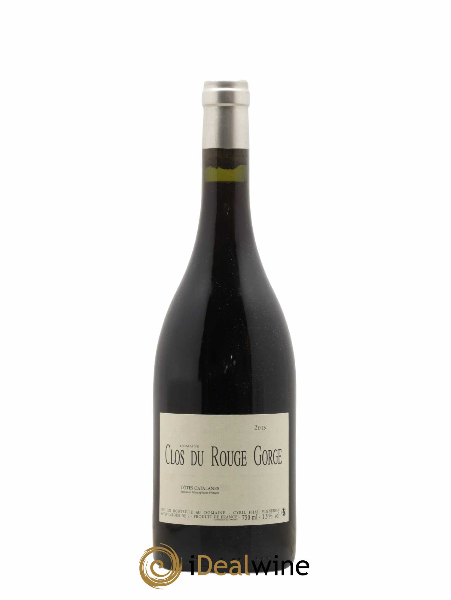 Côtes Catalanes Clos du Rouge Gorge Cyril Fhal 2015 - Lot of 1 bottle - 0