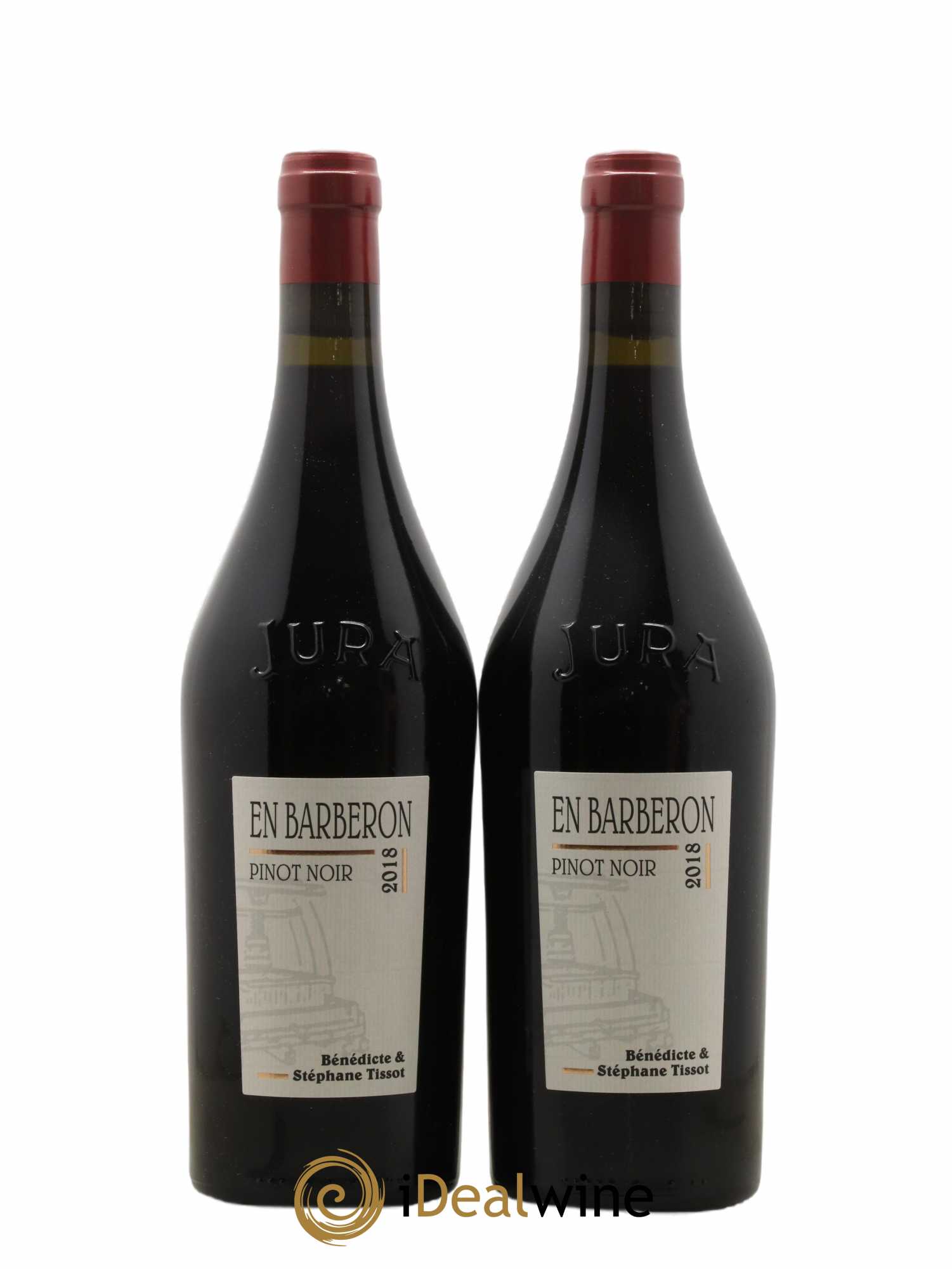 Côtes du Jura En Barberon Bénédicte et Stéphane Tissot 2018 - Lot of 2 bottles - 0