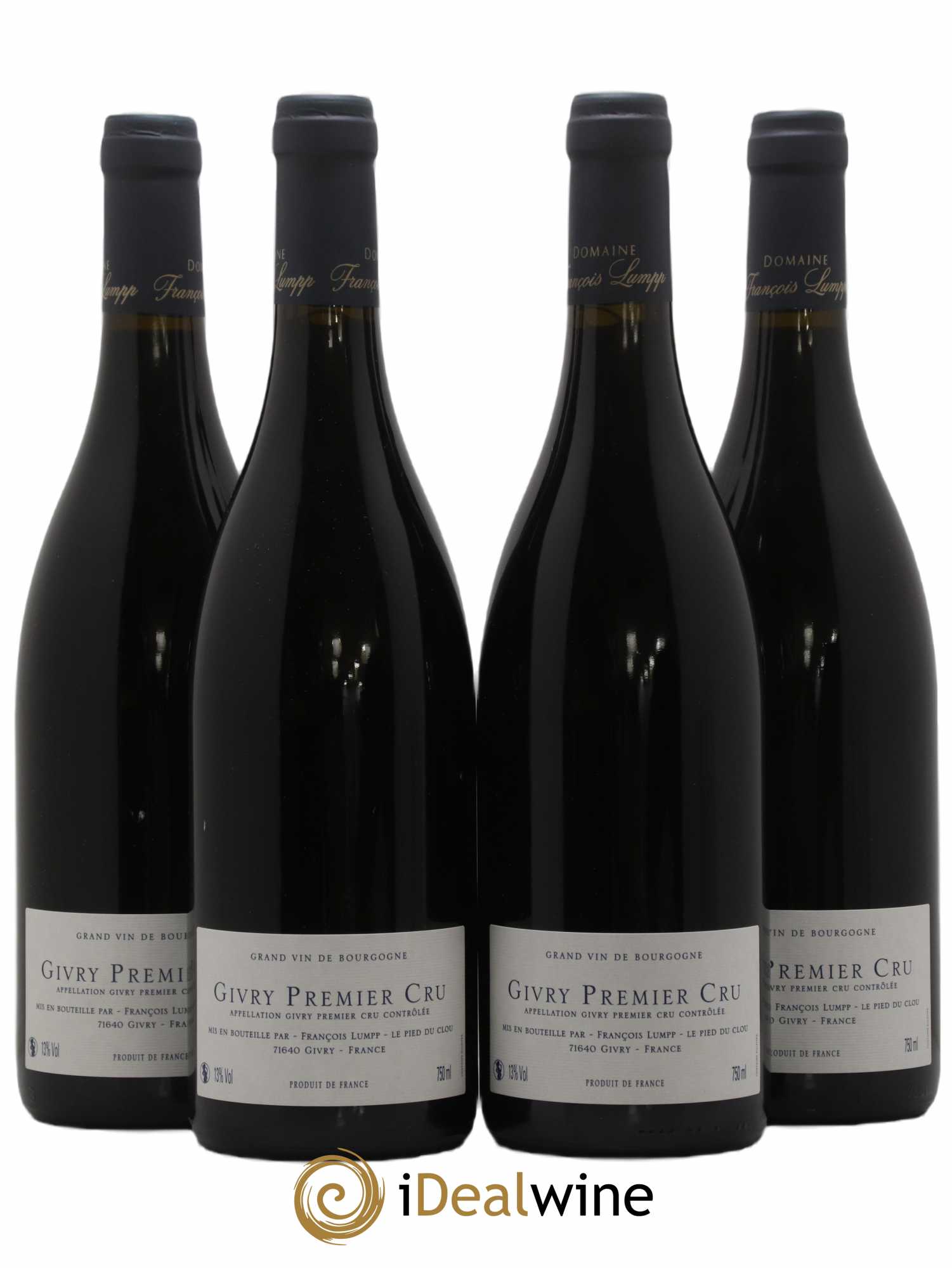 Givry 1er Cru Petit Marole François Lumpp (Domaine) 2018 - Lot de 4 bouteilles - 1