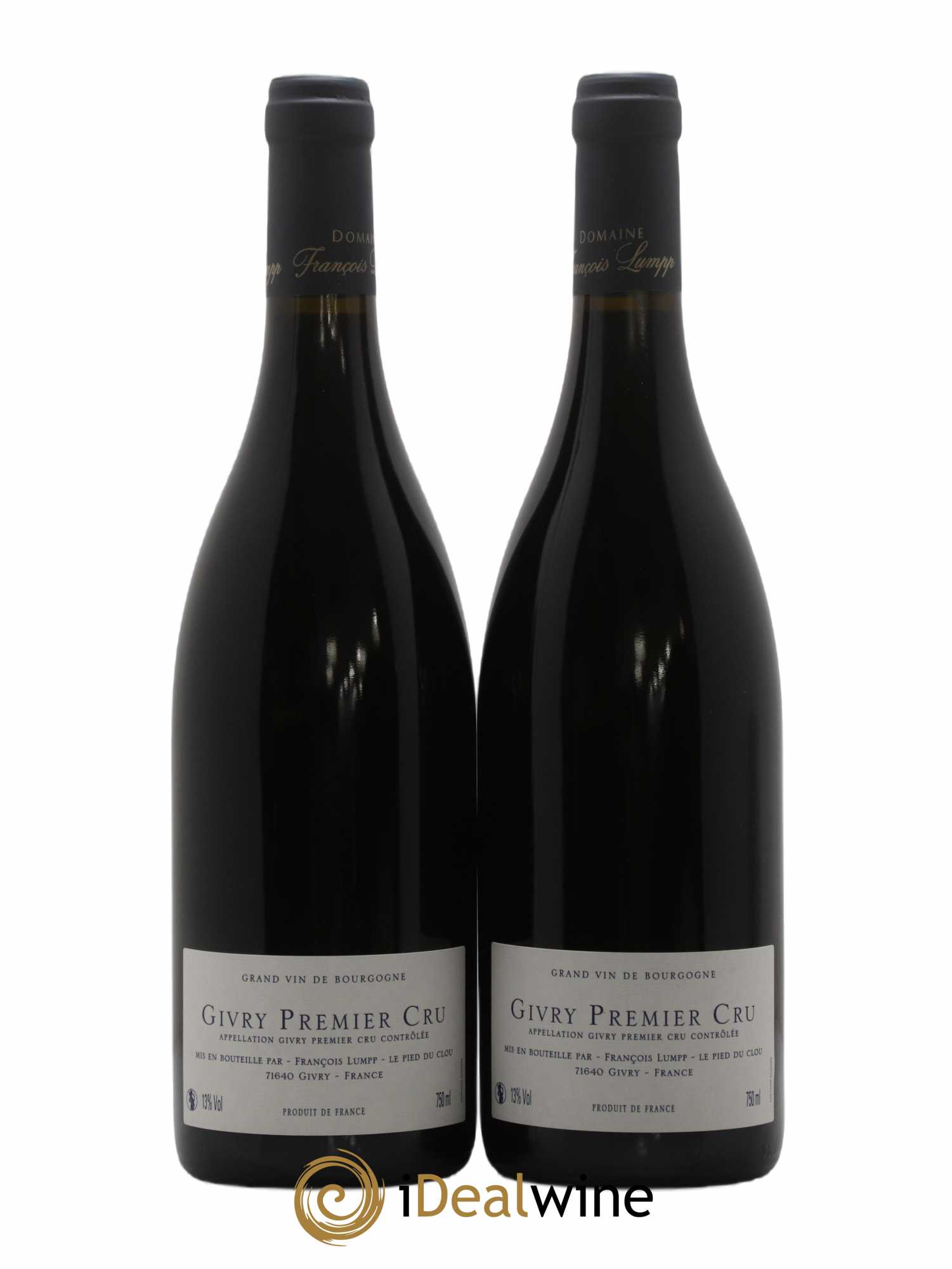 Givry 1er Cru A Vigne Rouge François Lumpp (Domaine) 2018 - Lot of 2 bottles - 1