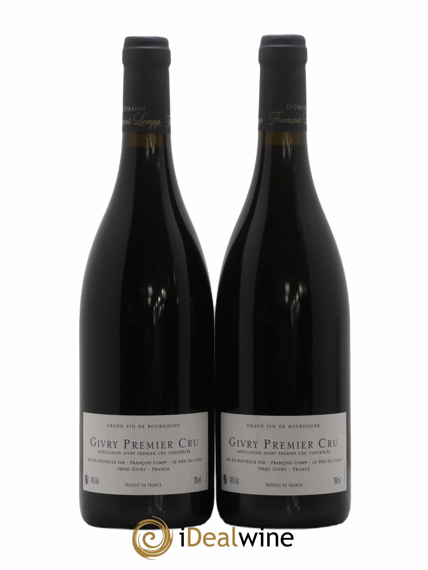 Givry 1er Cru A Vigne Rouge François Lumpp (Domaine) 2019 - Lot de 2 bouteilles - 1