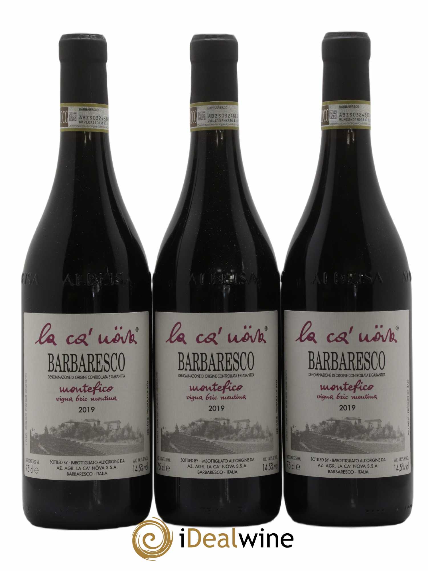 Barbaresco DOCG 2019 - Posten von 3 Flaschen - 0