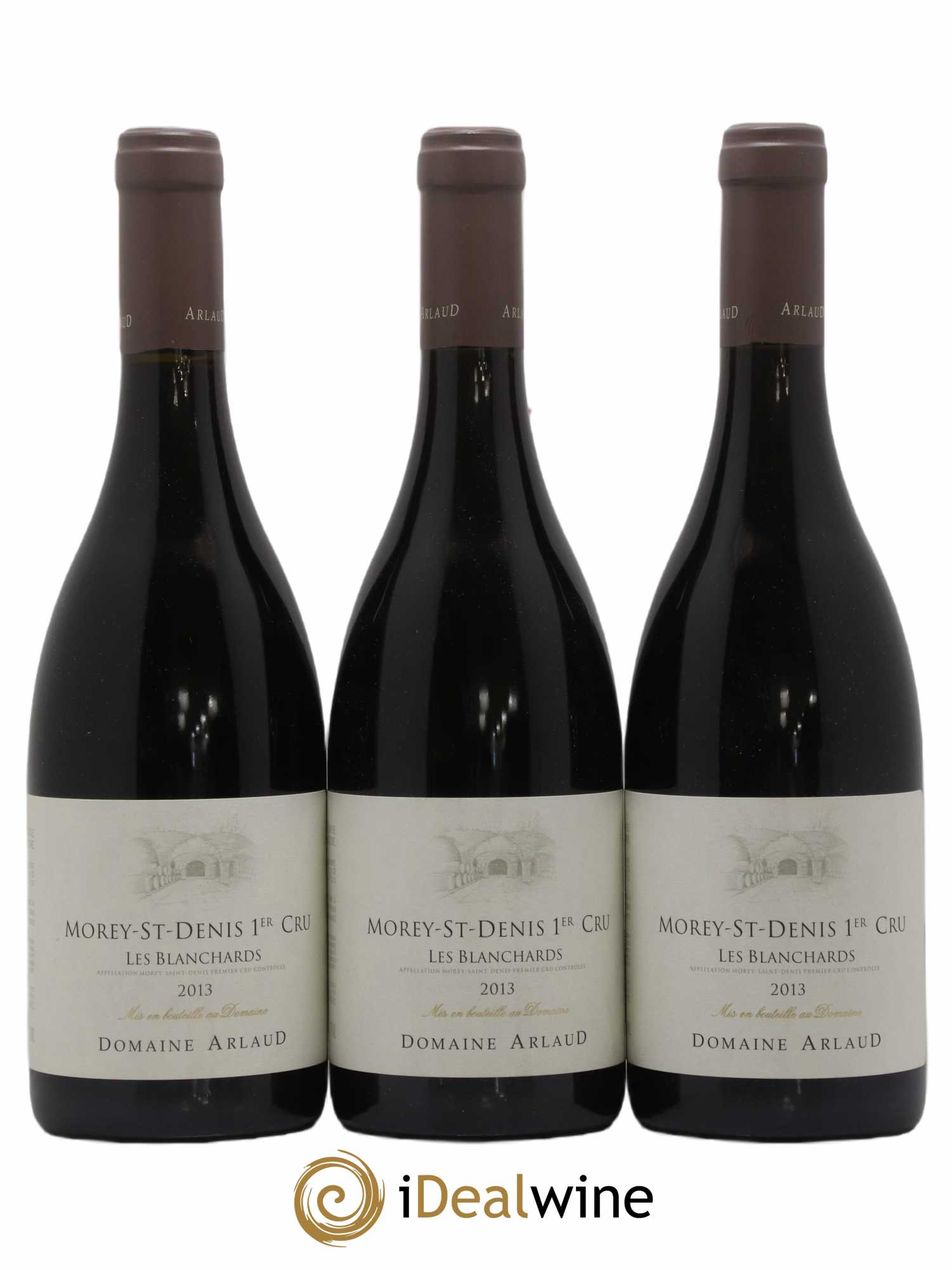 Morey-Saint-Denis 1er Cru Les Blanchards Arlaud 2013 - Lot de 3 bouteilles - 0
