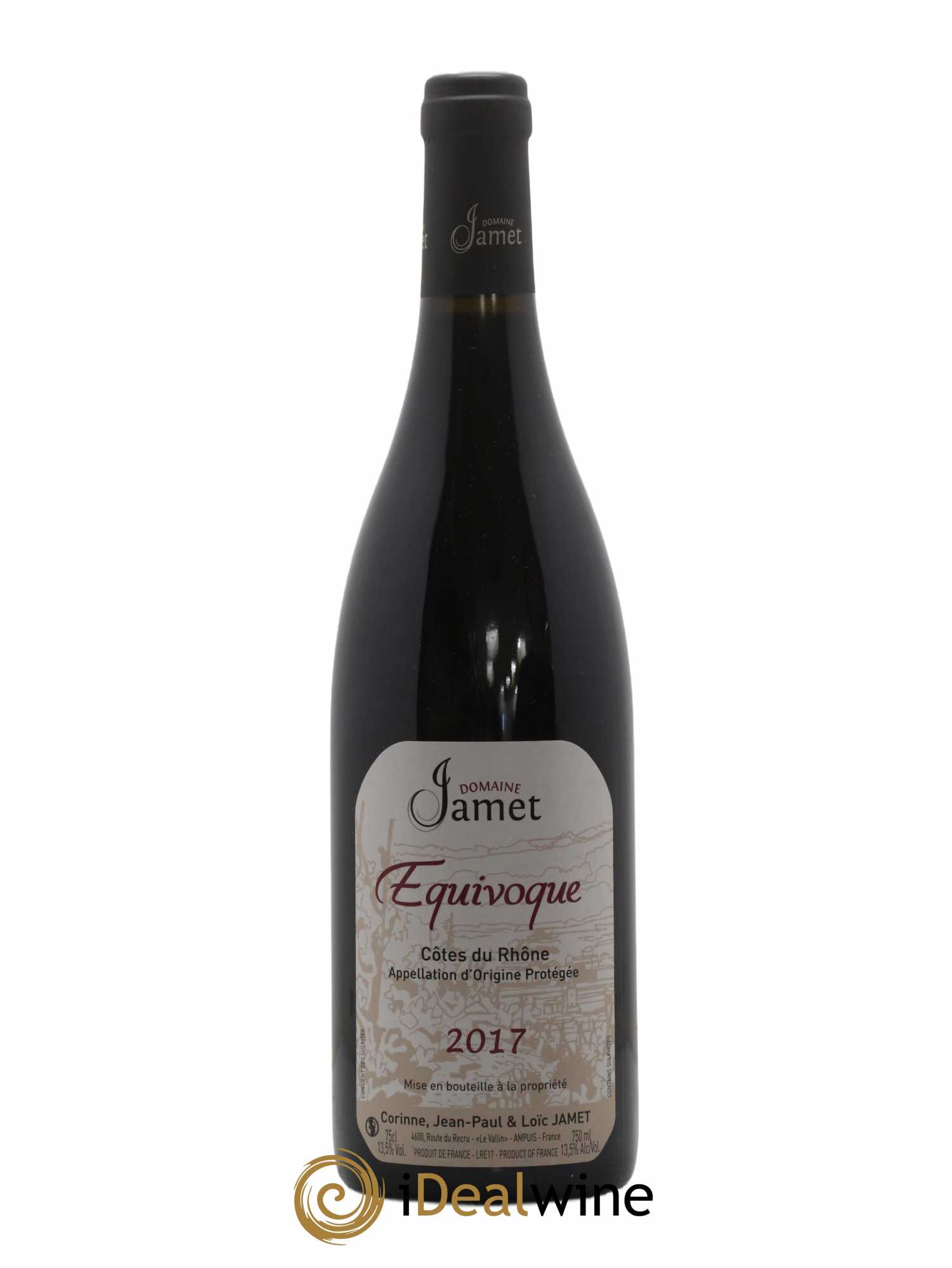 Côtes-du-Rhône Equivoque Jamet (Domaine) 2017 - Lot of 1 bottle - 0