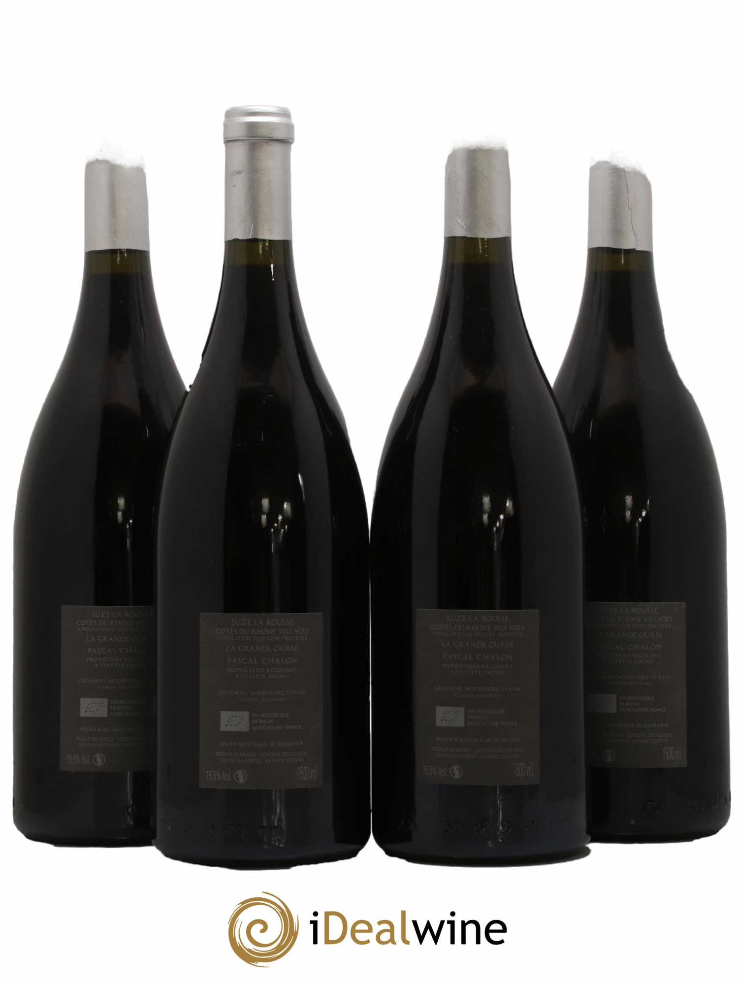 Côtes-du-Rhône Grande Ourse Pascal Chalon 2017 - Lot de 4 magnums - 1