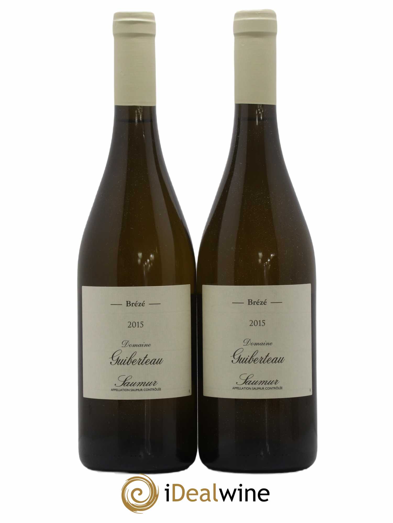 Saumur Brézé Domaine Guiberteau 2015 - Lot of 2 bottles - 0
