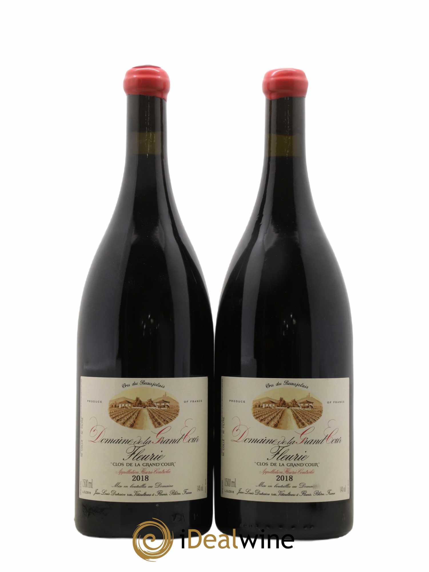 Fleurie Clos de la Grand'Cour Grand'cour (Domaine de la) - Jean-Louis Dutraive 2018 - Lot de 2 magnums - 0