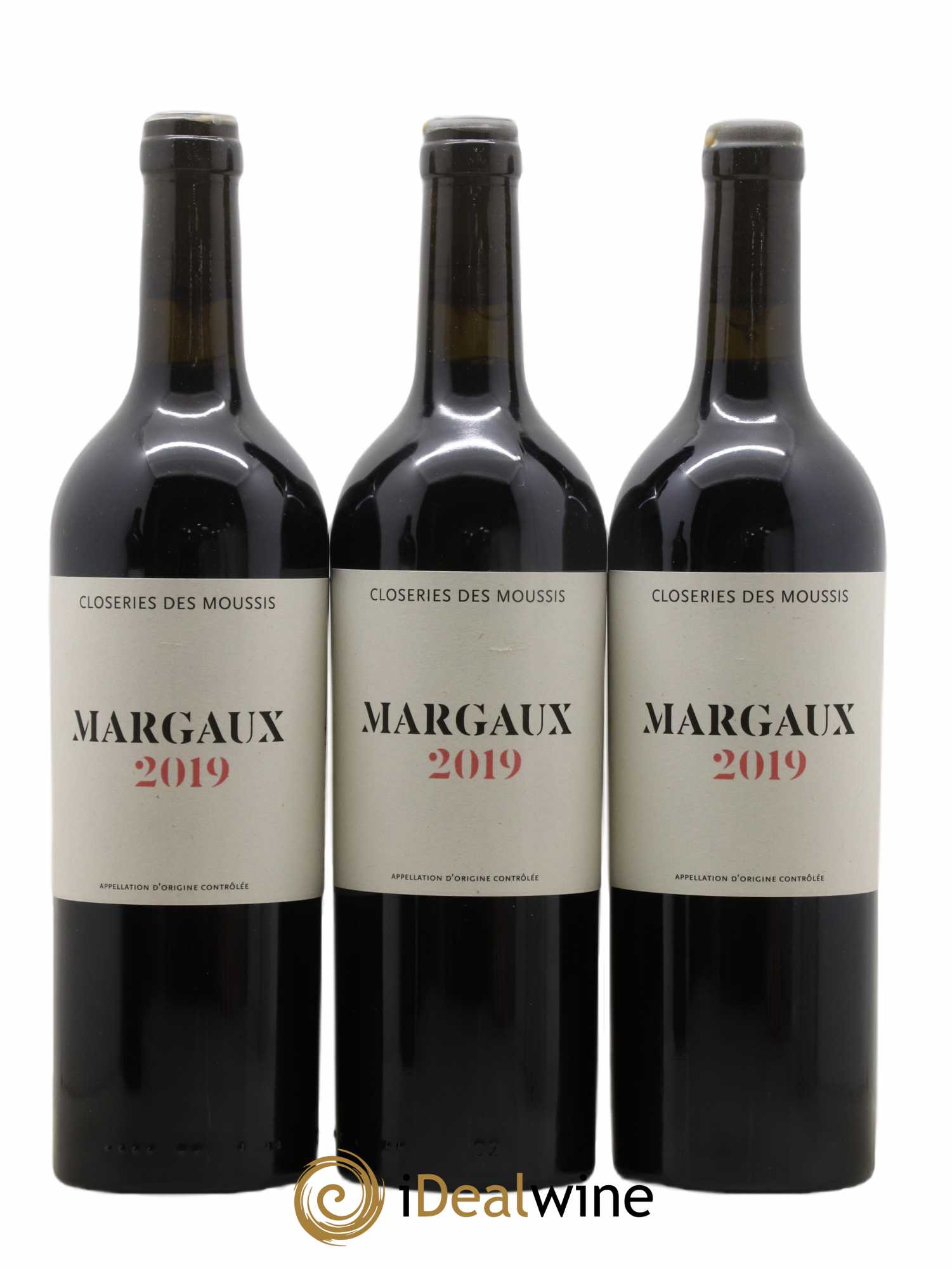 Les Closeries des Moussis - Margaux 2019 - Lot of 3 bottles - 0