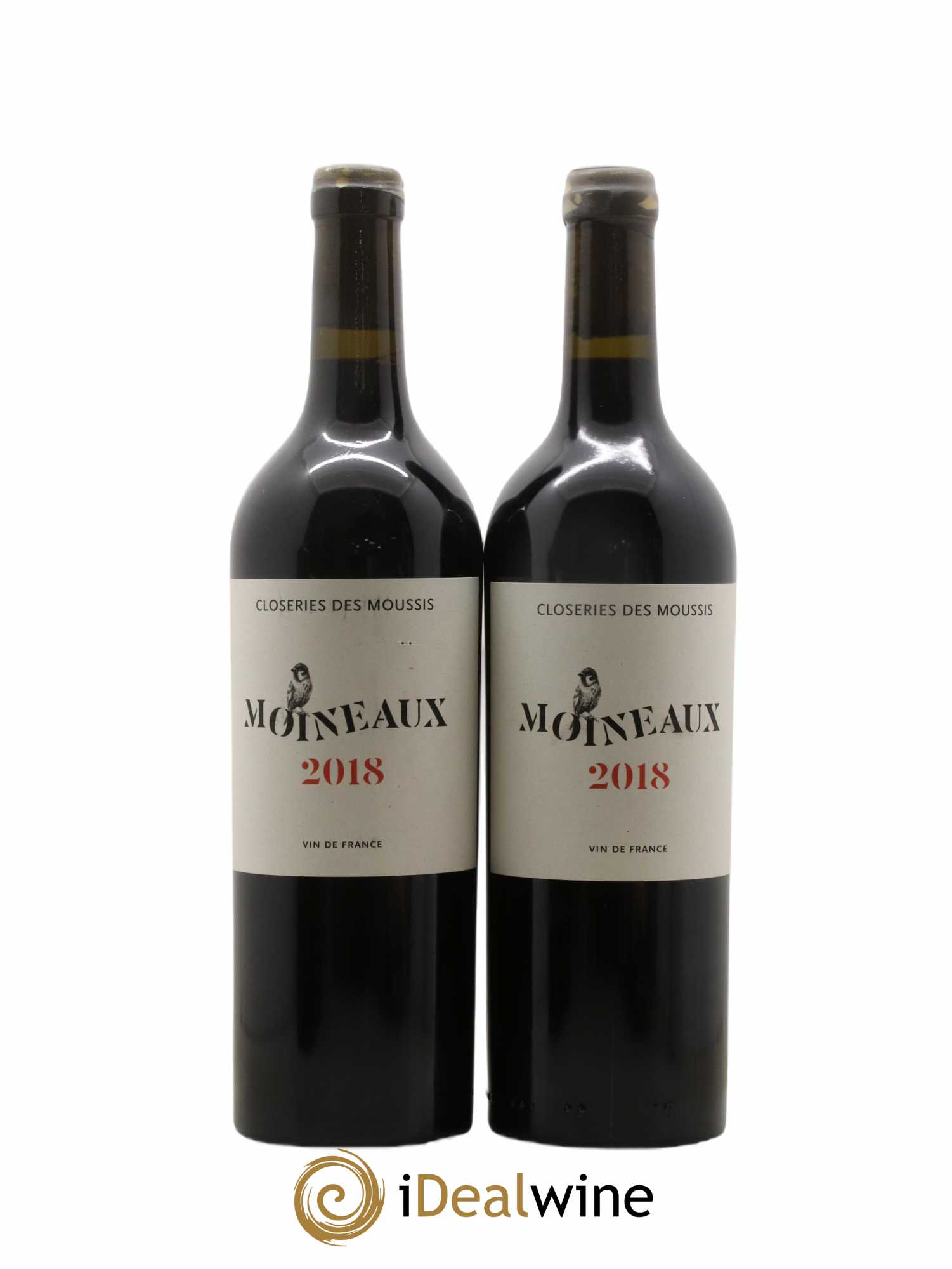 Les Closeries des Moussis - Les Moineaux 2018 - Lot of 2 bottles - 0