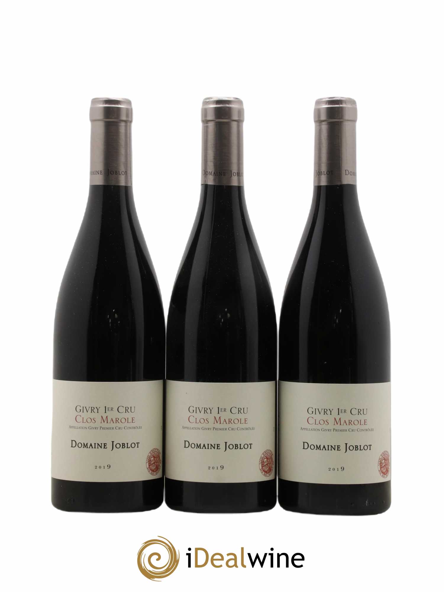 Givry 1er Cru Clos Marole Joblot (Domaine) 2019 - Lot de 3 bouteilles - 0