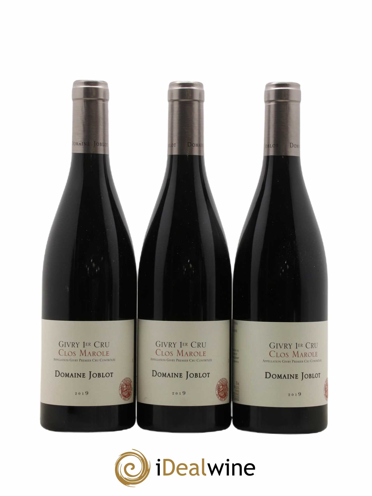 Givry 1er Cru Clos Marole Joblot (Domaine) 2019 - Lot de 3 bouteilles - 0