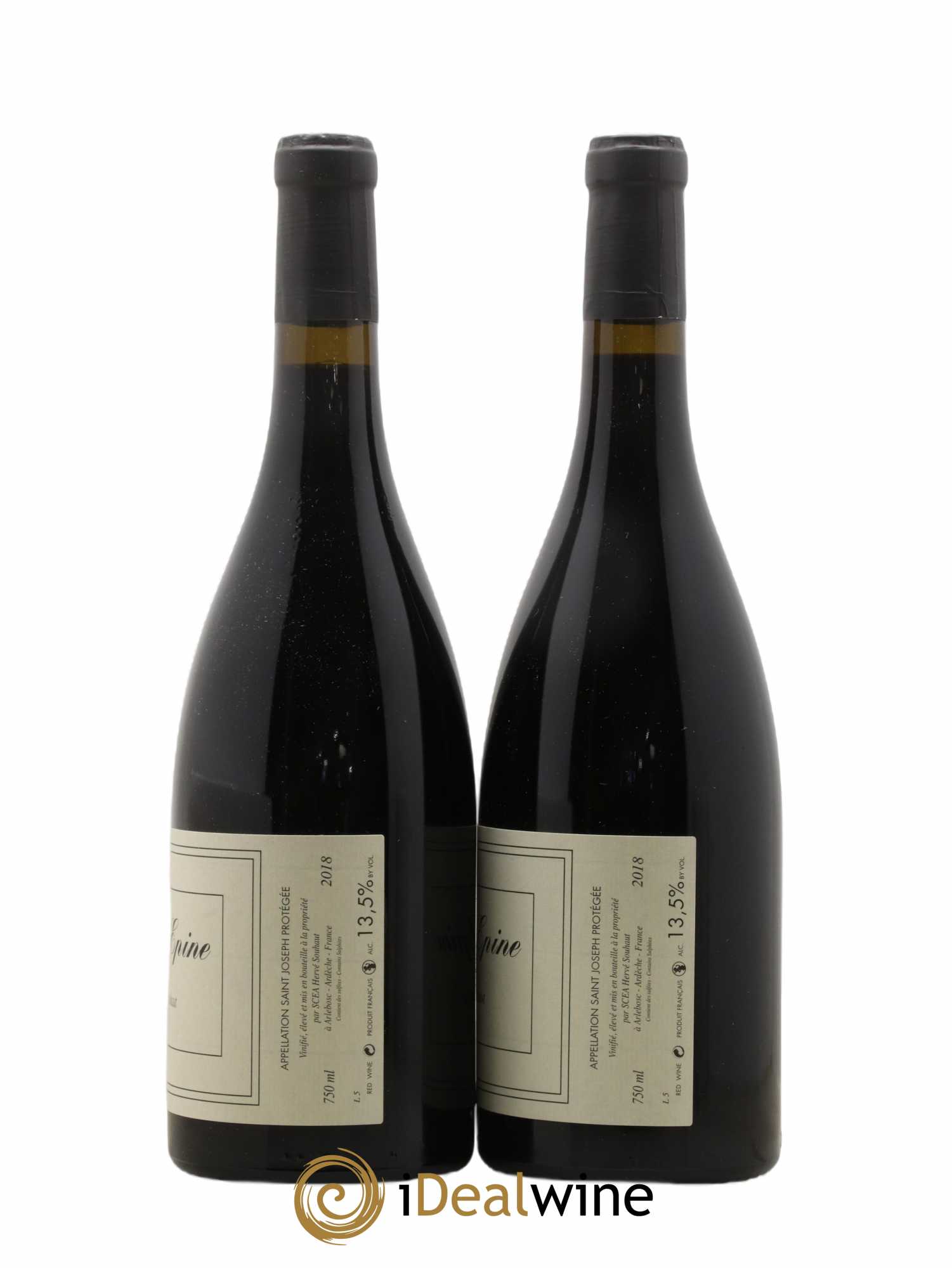 Saint-Joseph Sainte Epine Hervé Souhaut - Domaine Romaneaux-Destezet 2018 - Lot de 2 bouteilles - 1