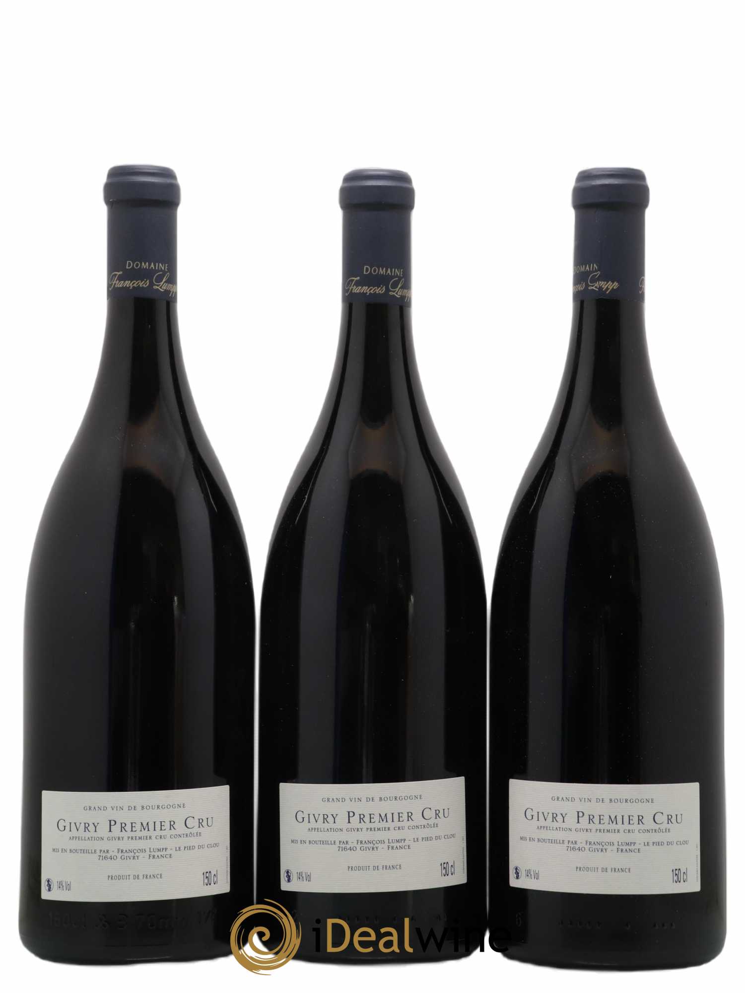 Givry 1er Cru Clos du Cras Long François Lumpp (Domaine) 2019 - Lot de 3 magnums - 1
