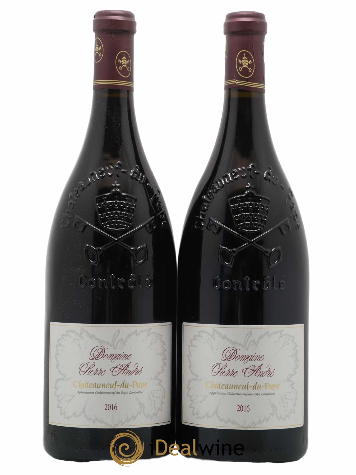 Châteauneuf-du-Pape Pierre André (Domaine) 2016 - Lot of 2 magnums - 0